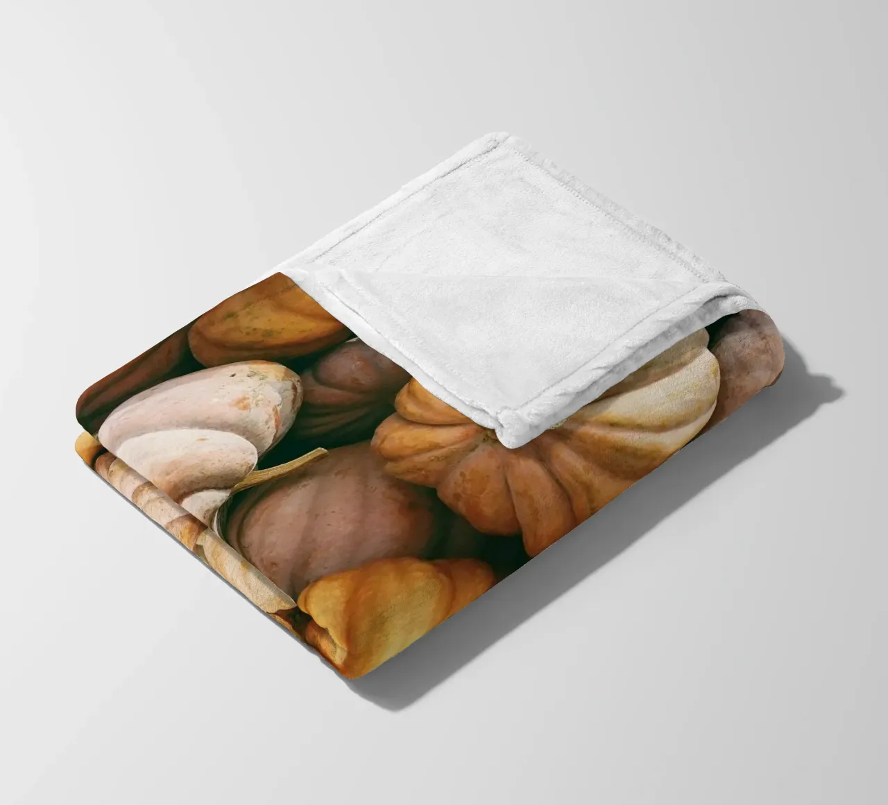 Zucche d'autunno coperta in pile da IamHomeStudio