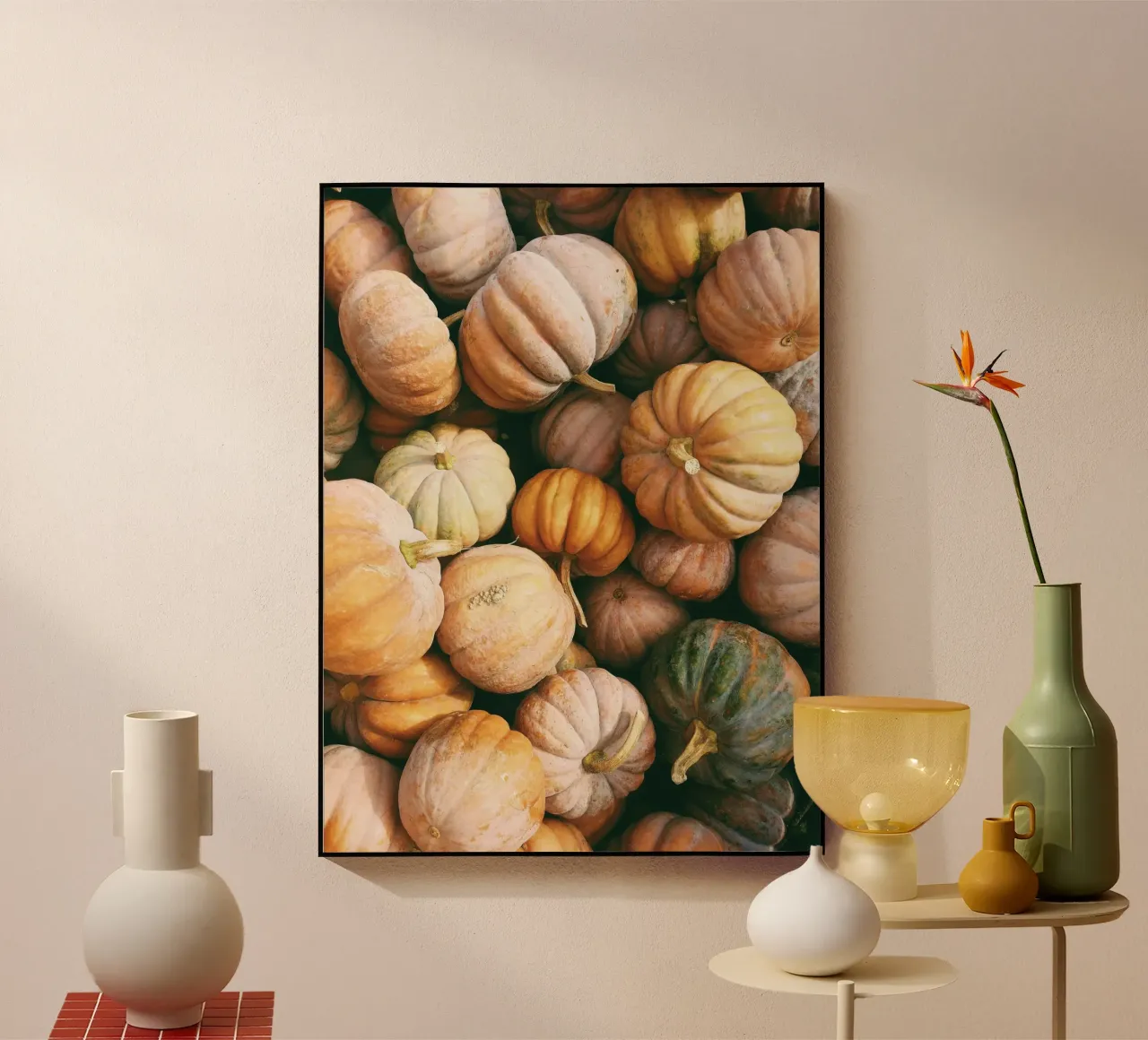 Zucche d'autunno plexiglass da IamHomeStudio