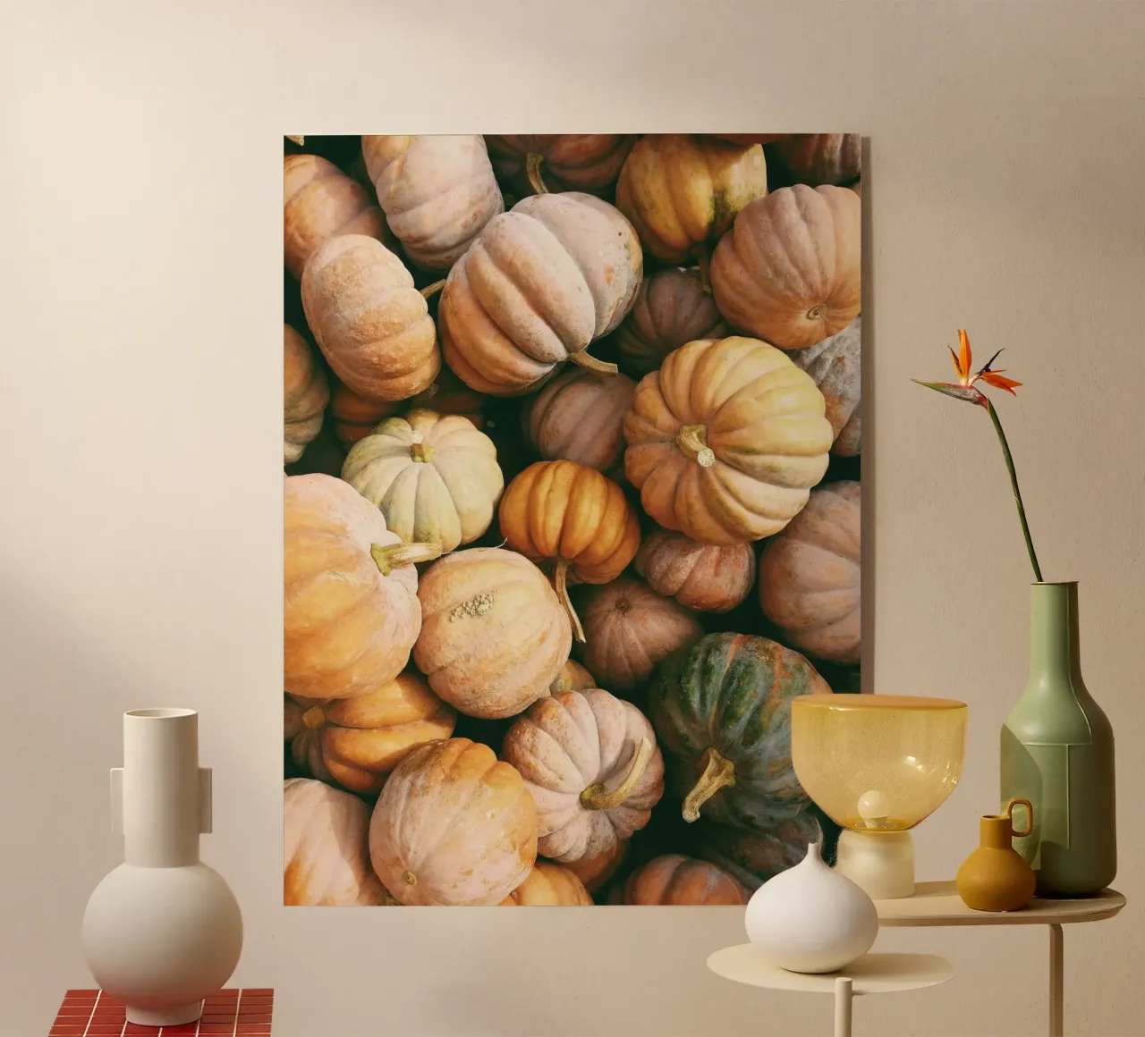 Zucche d'autunno plexiglass da IamHomeStudio