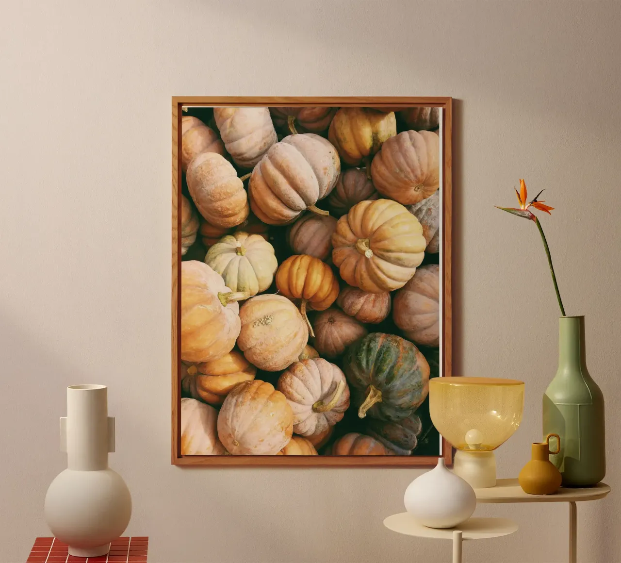 Zucche d'autunno alluminio dibond da IamHomeStudio