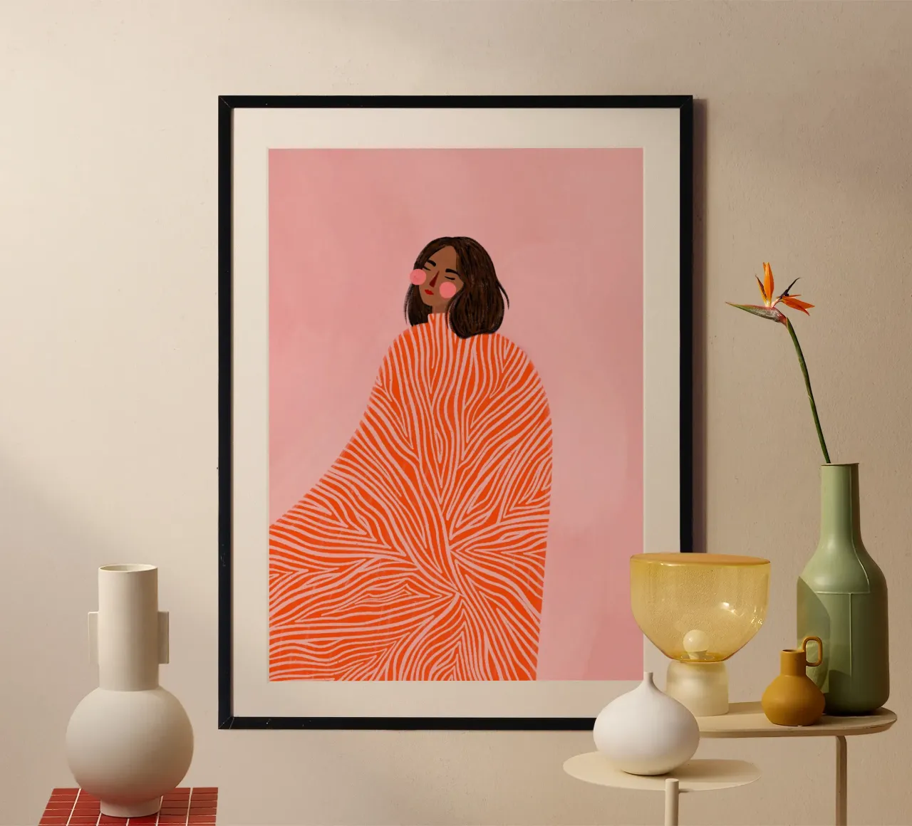 The Woman with the Swirls poster da Bea Mueller