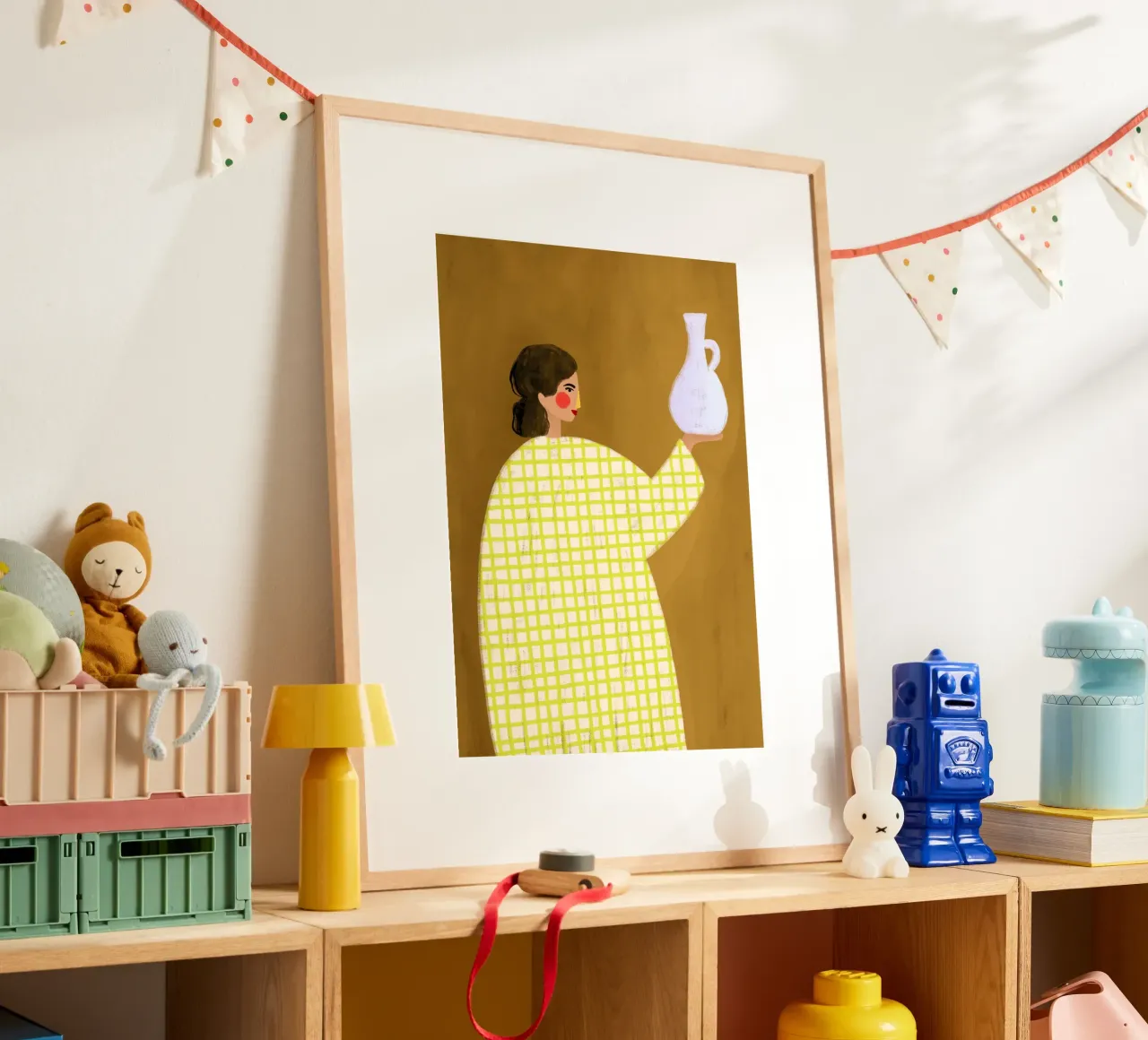 The Woman with the Vase poster da Bea Mueller