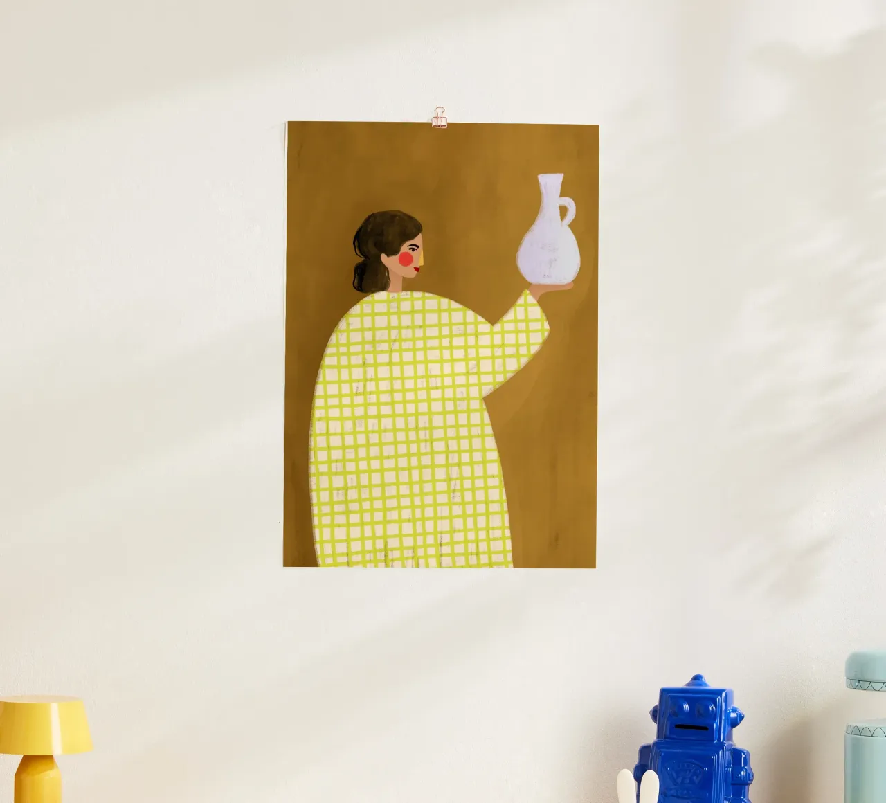 The Woman with the Vase poster da Bea Mueller