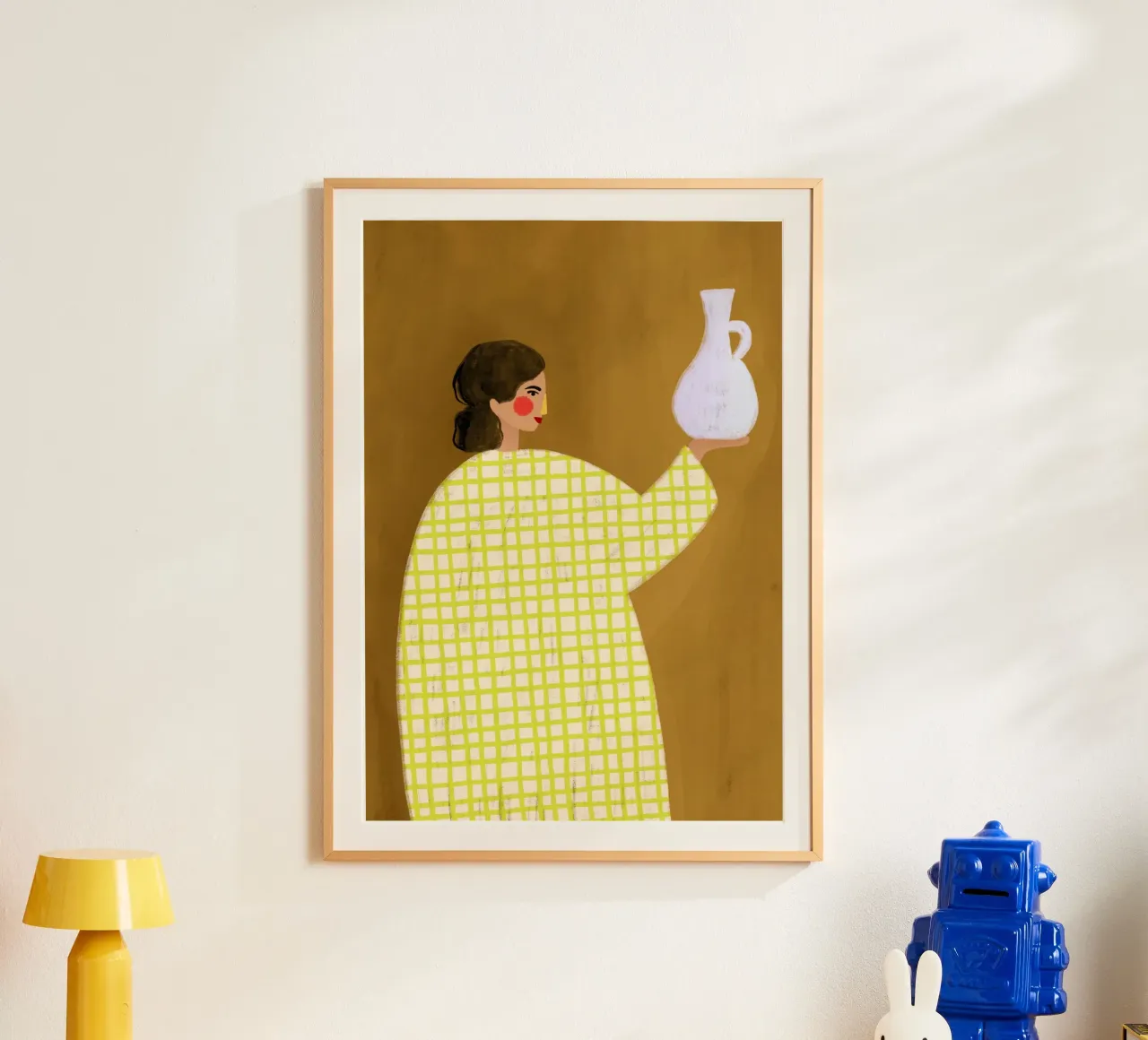 The Woman with the Vase poster da Bea Mueller