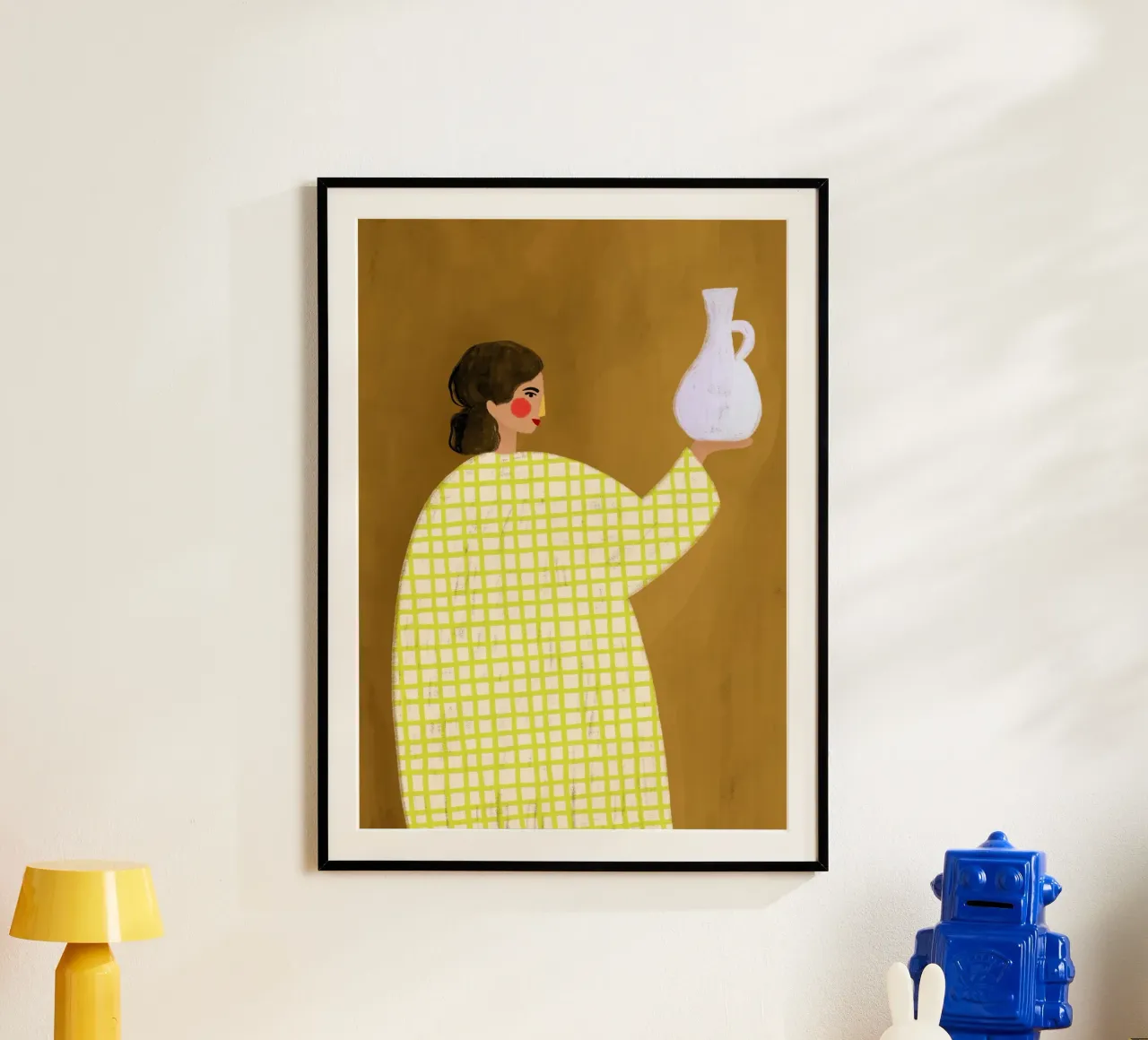 The Woman with the Vase poster da Bea Mueller