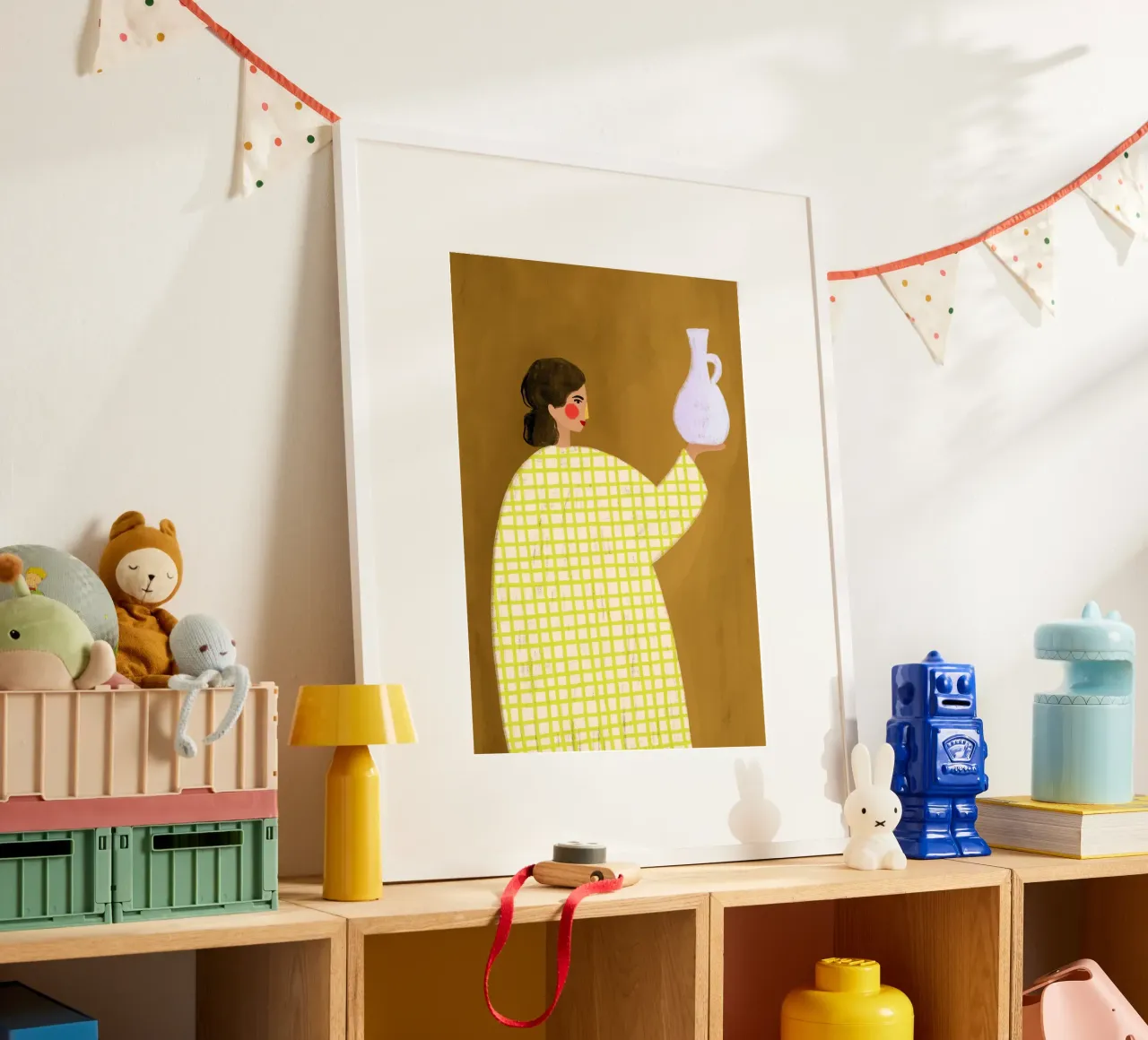 The Woman with the Vase poster da Bea Mueller