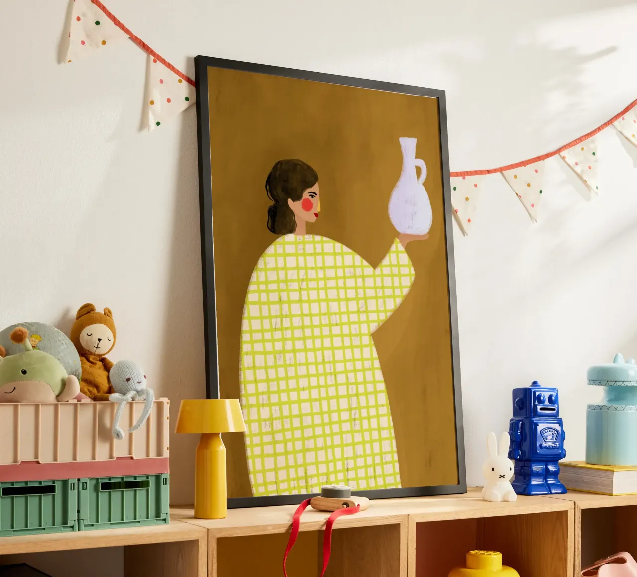 The Woman with the Vase poster da Bea Mueller