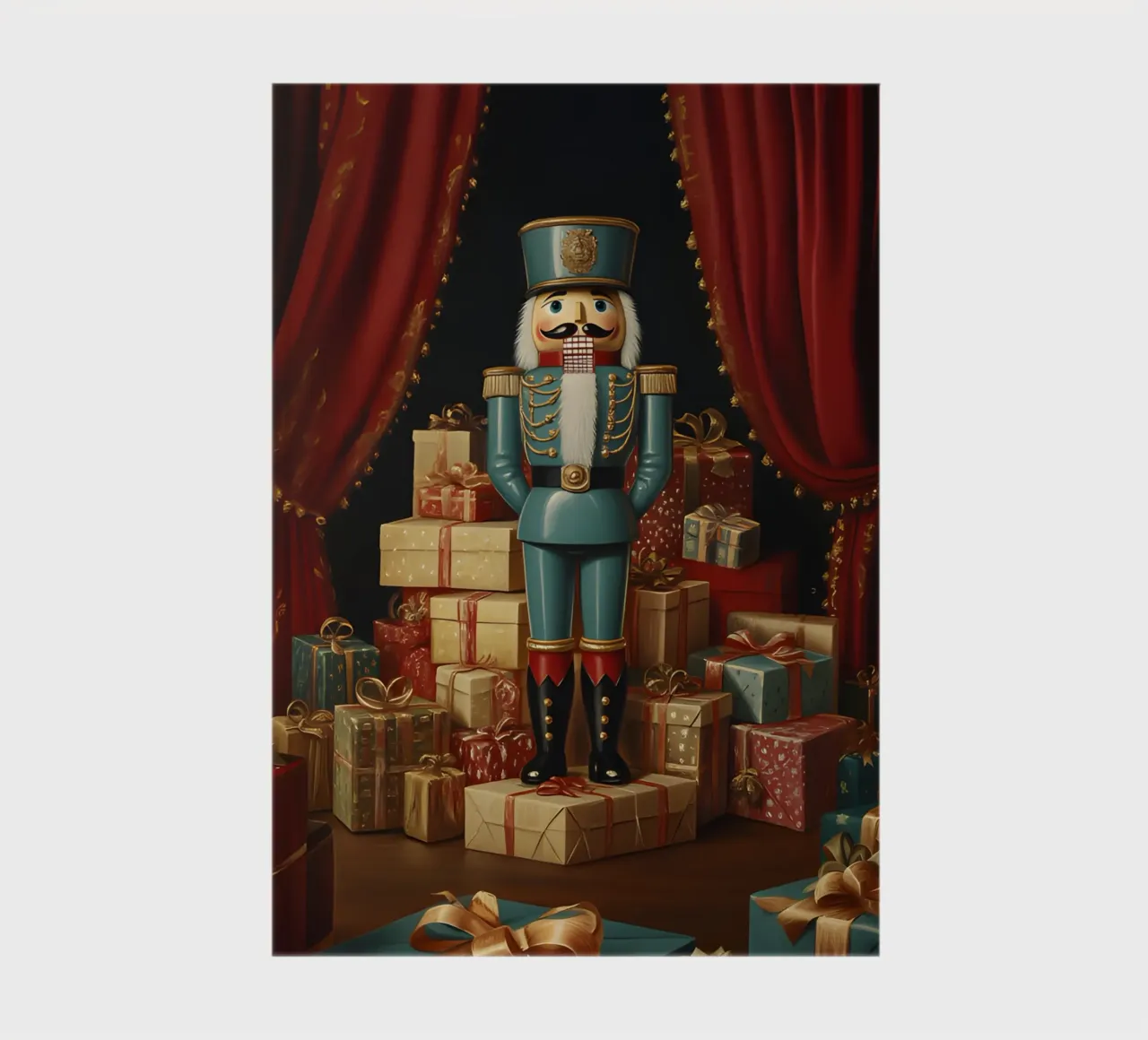 Nutcracker Classic | Christmas Nutcracker Art notebook by Studio Vibe
