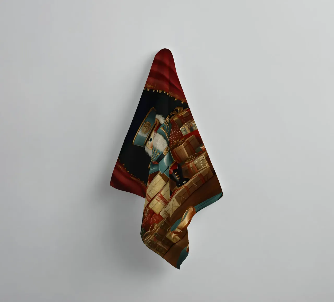 Nutcracker Classic | Christmas Nutcracker Art towel by Studio Vibe