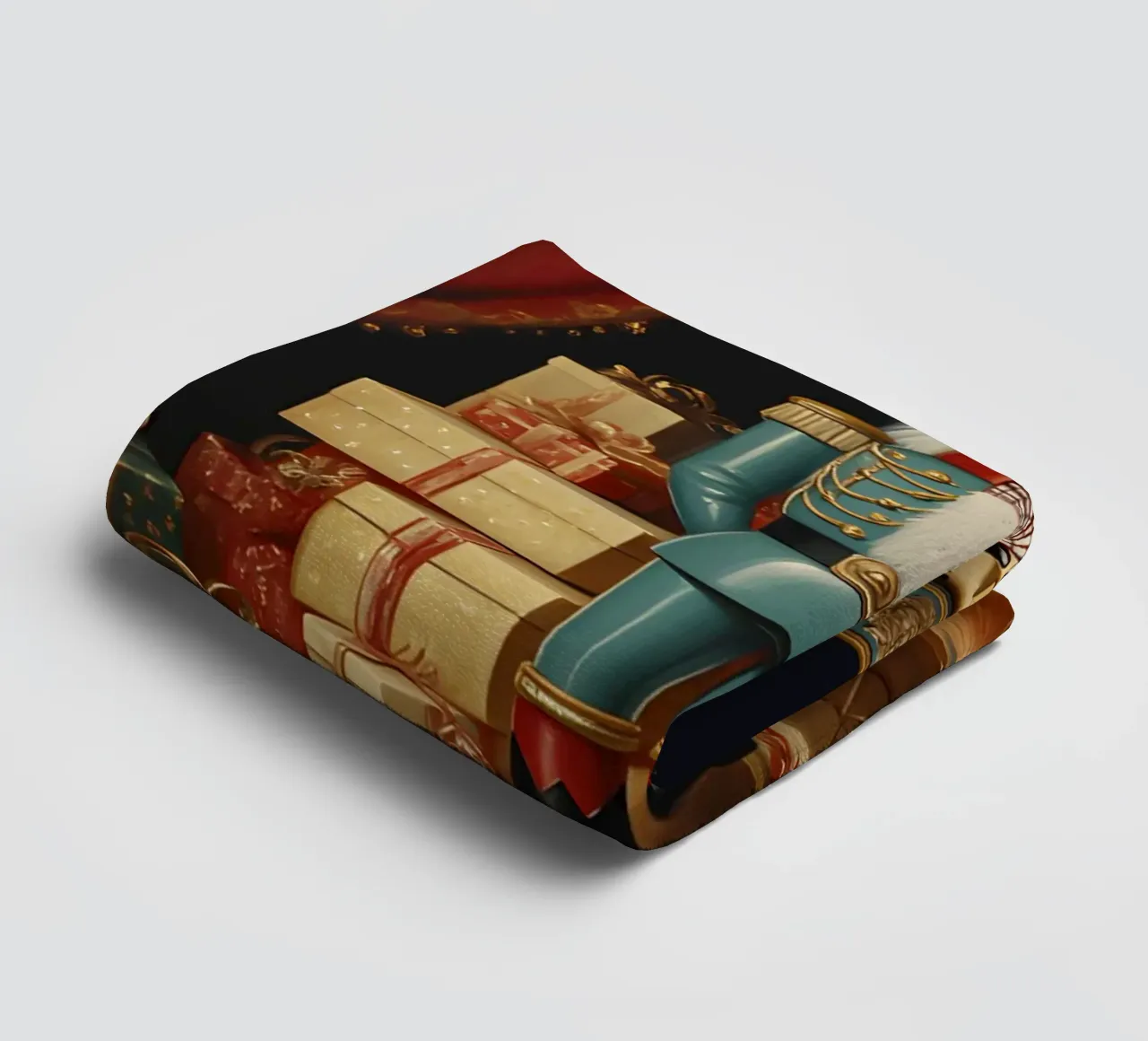 Nutcracker Classic | Christmas Nutcracker Art towel by Studio Vibe