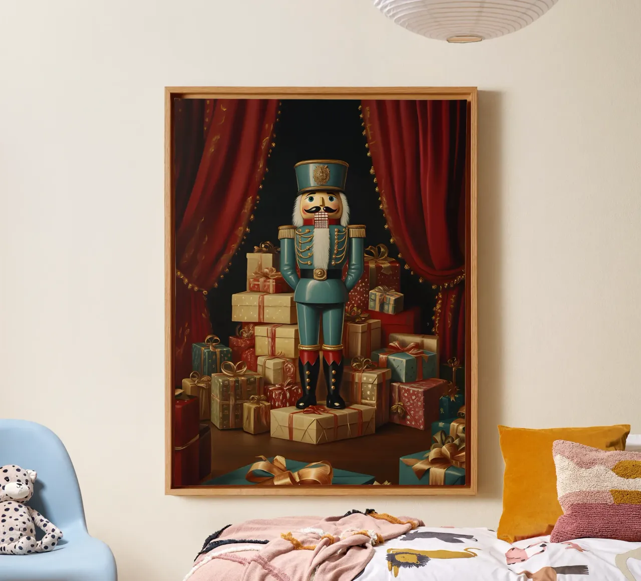 Nutcracker Classic | Christmas Nutcracker Art canvas by Studio Vibe