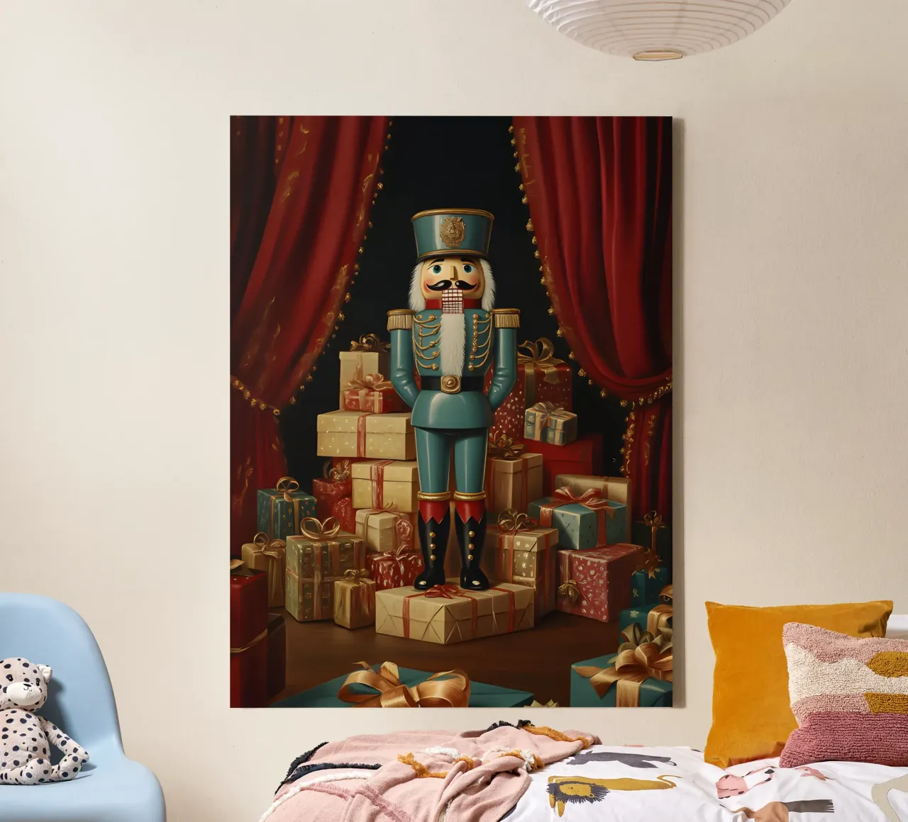 Nutcracker Classic | Christmas Nutcracker Art canvas by Studio Vibe