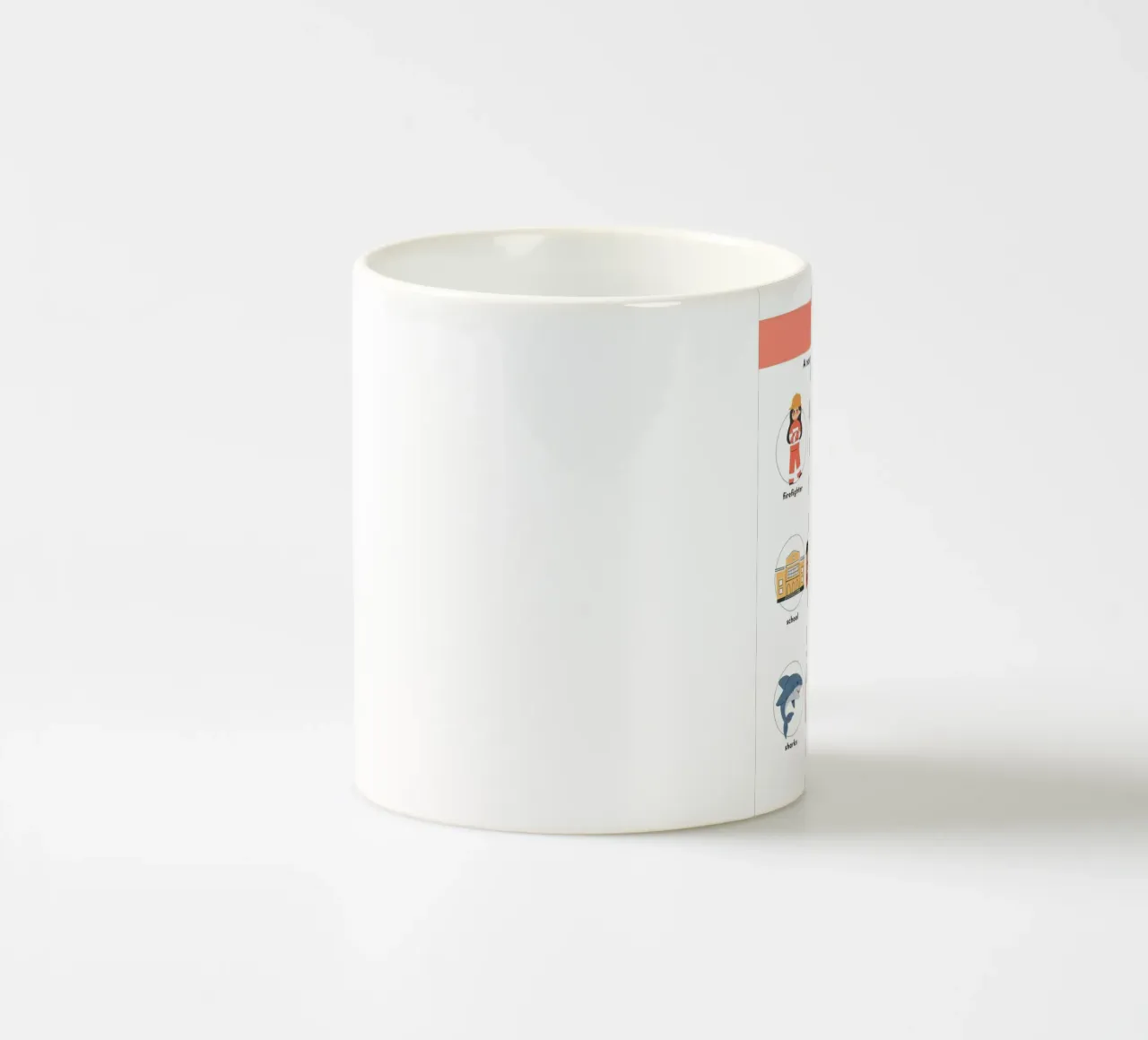Poster didattico sui sostantivi - Arte grammaticale e lessicale tazza in ceramica da vintagepod