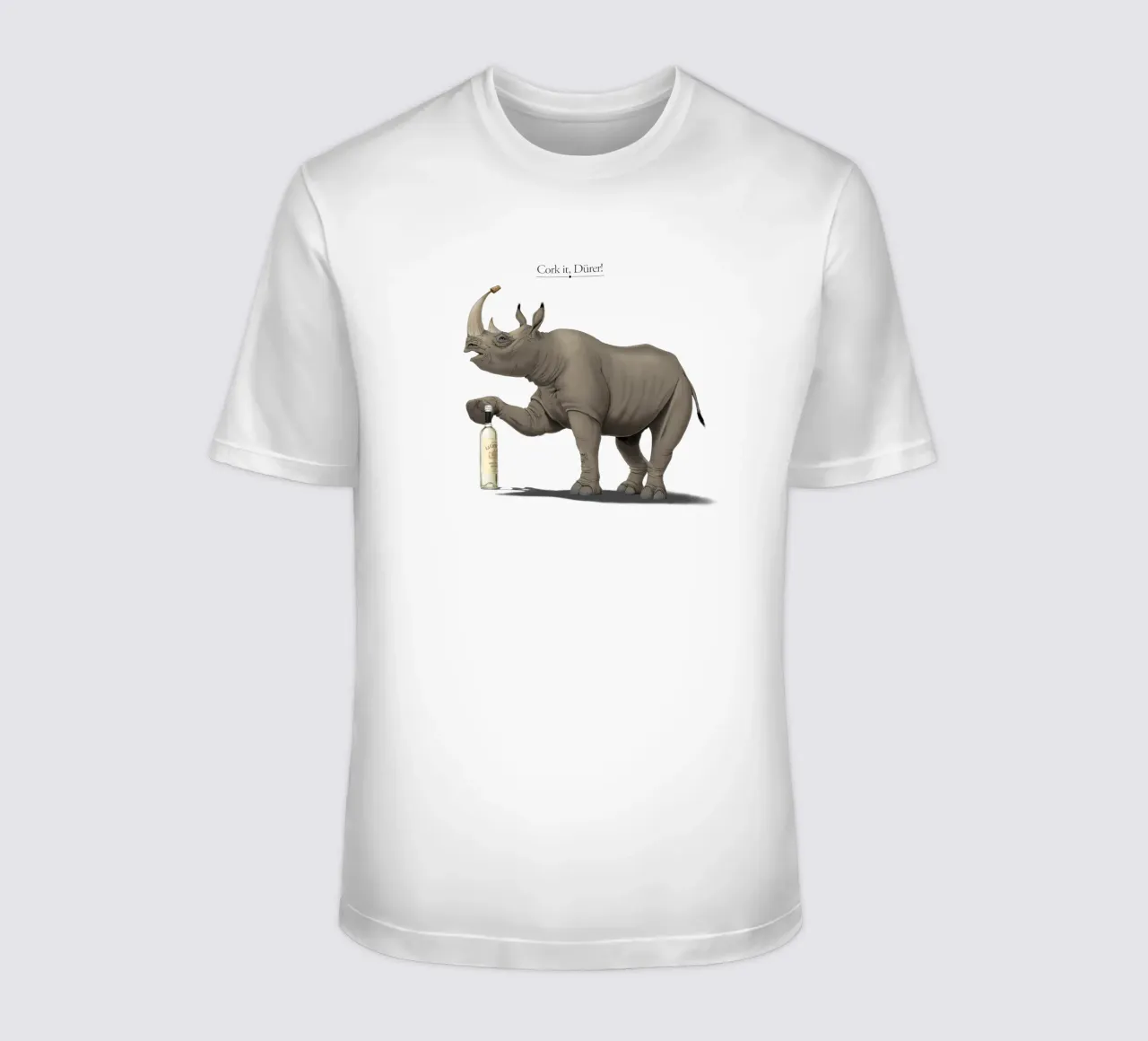 Cork it, Dürer! (Titled) t-shirt da Rob Art | Illustration