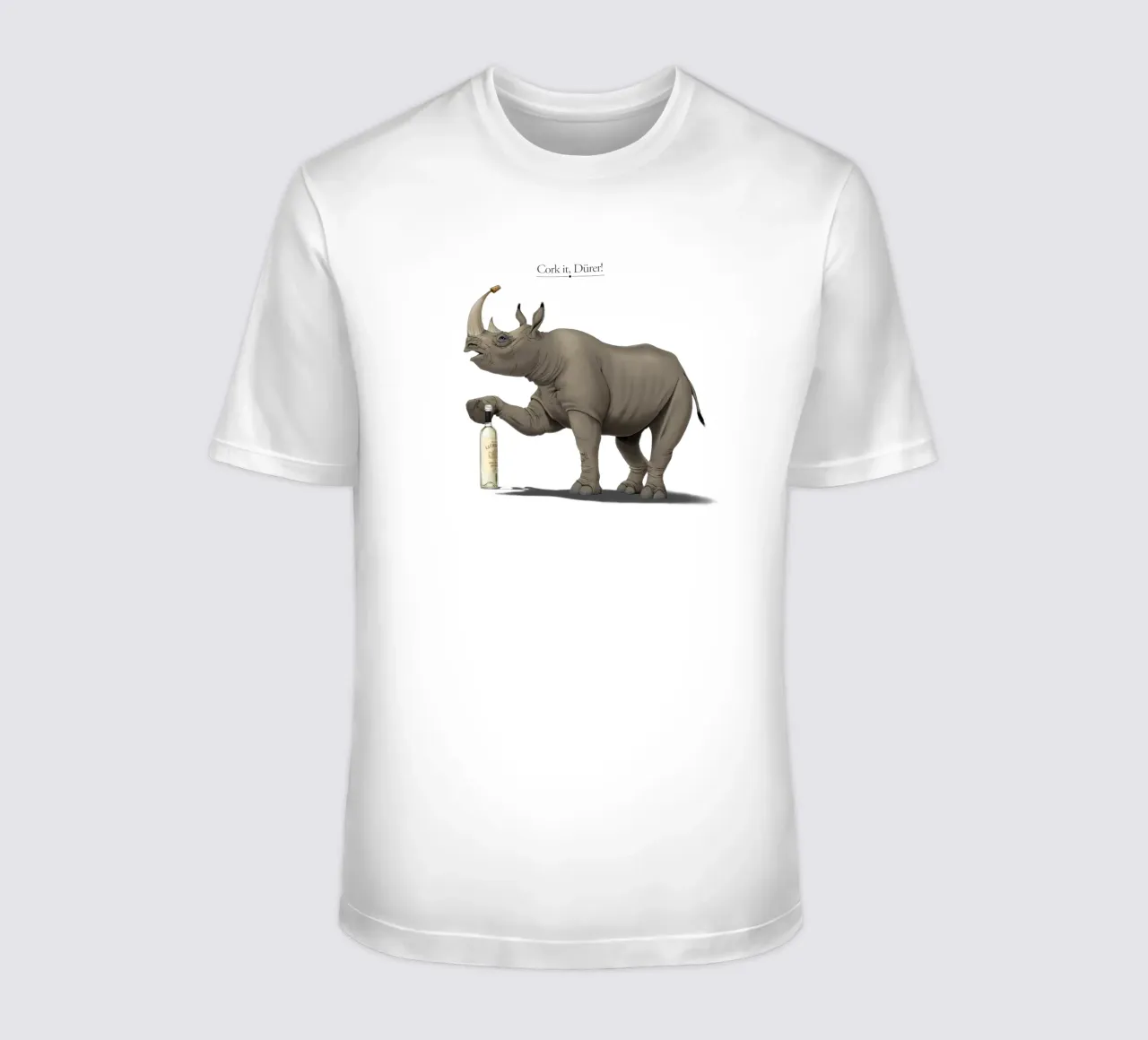 Cork it, Dürer! (Titled) t-shirt da Rob Art | Illustration