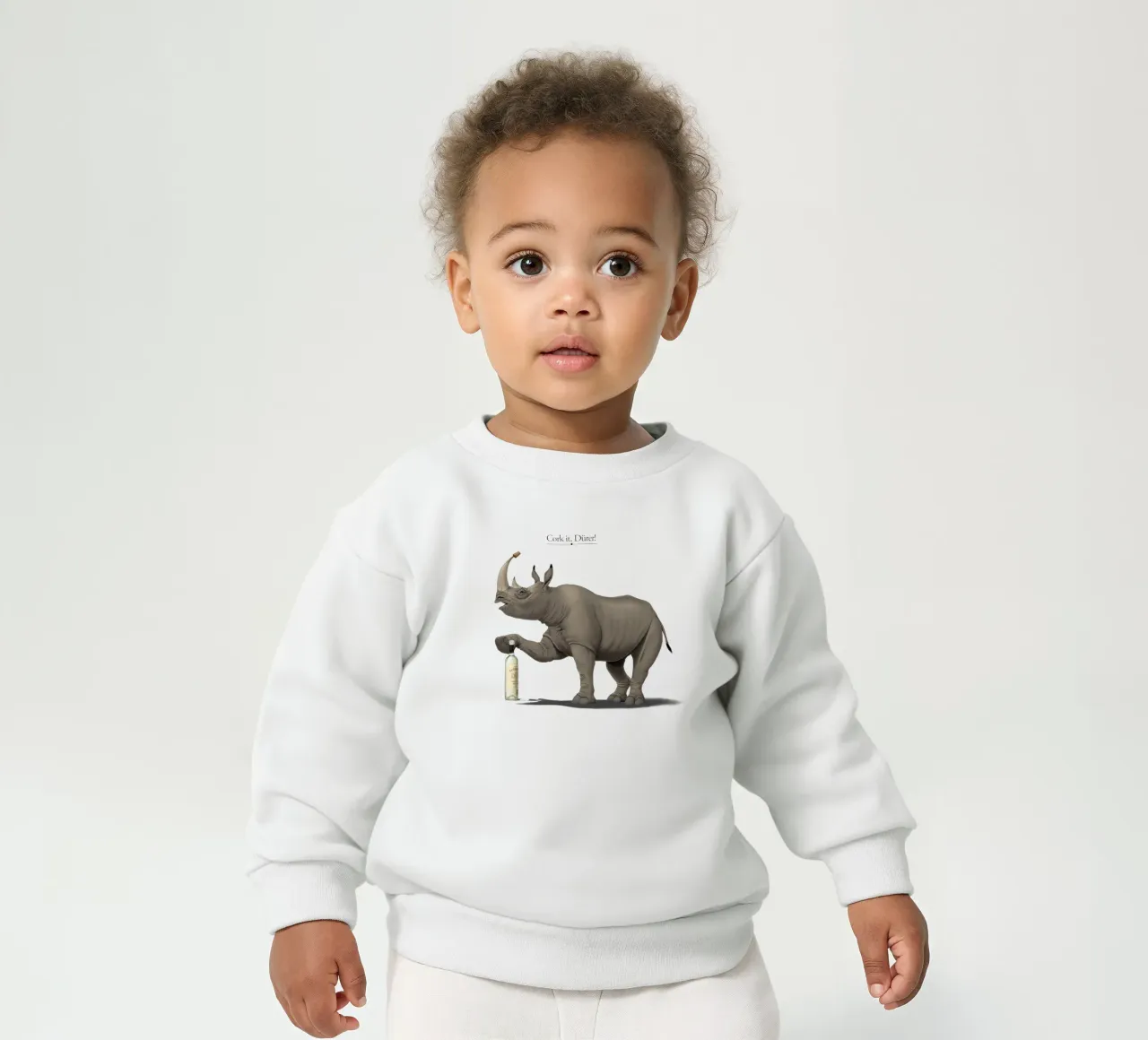 Cork it, Dürer! (Titled) felpa neonato da Rob Art | Illustration