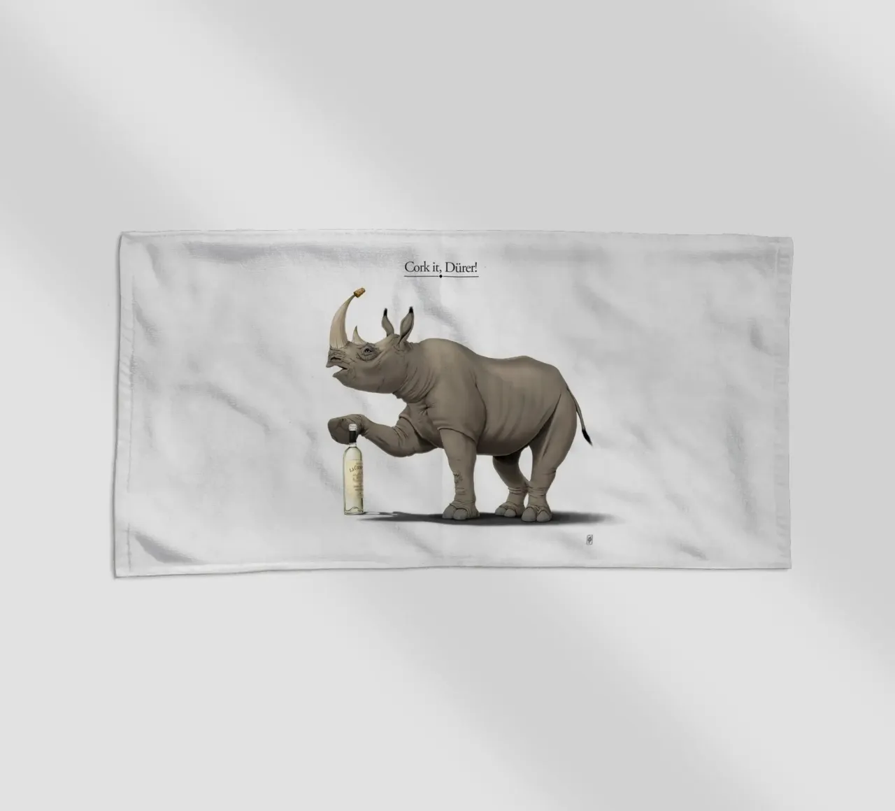 Cork it, Dürer! (Titled) telo mare da Rob Art | Illustration