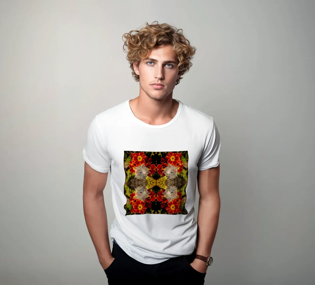 Mesmerized by your alien look – Mirroring Fine Art Print t-shirt by jay