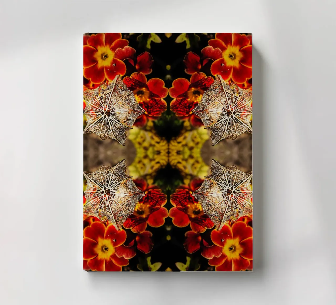 Mesmerized by your alien look – Mirroring Fine Art Print notebook by jay