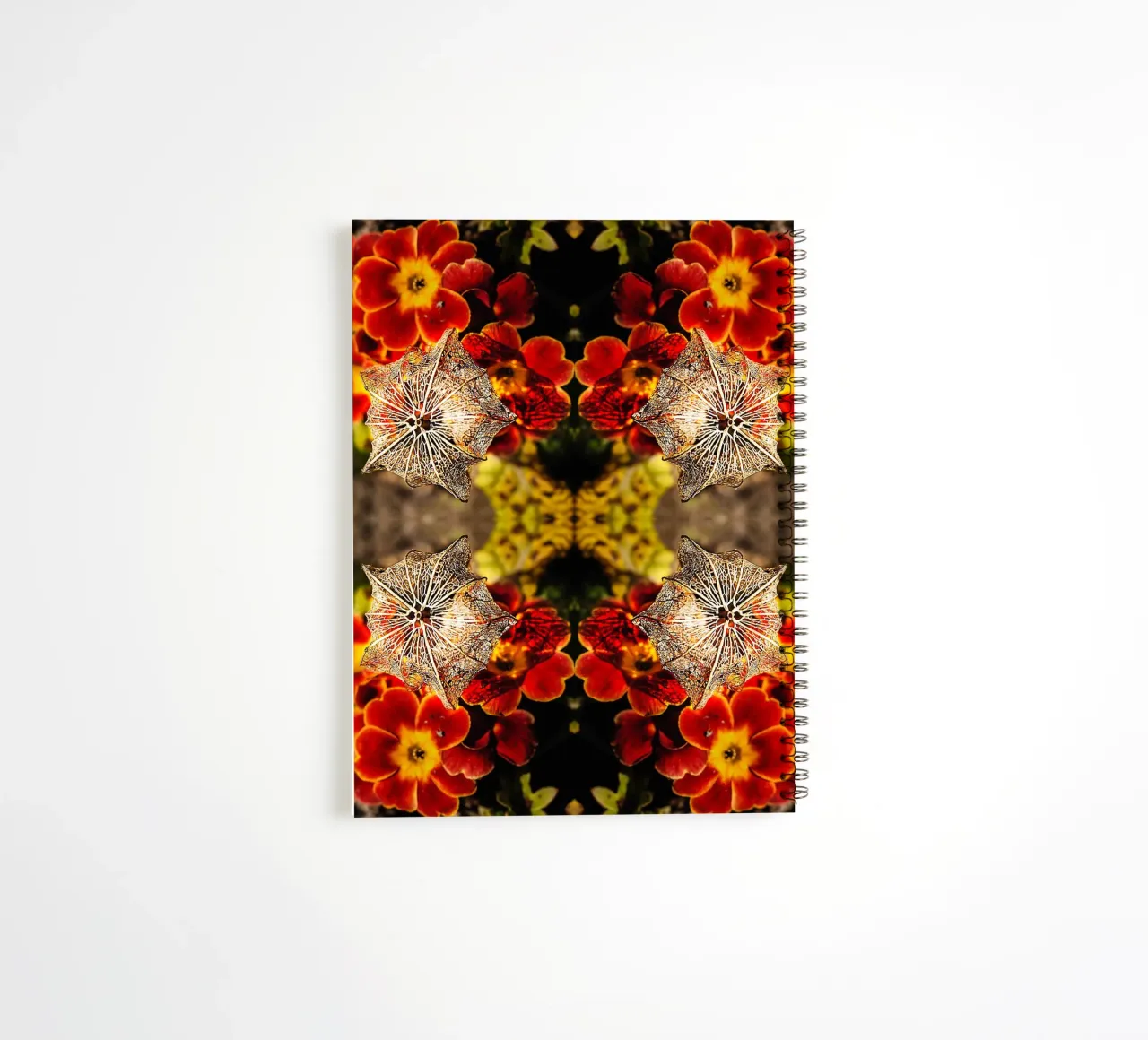Mesmerized by your alien look – Mirroring Fine Art Print spiral notebook by jay