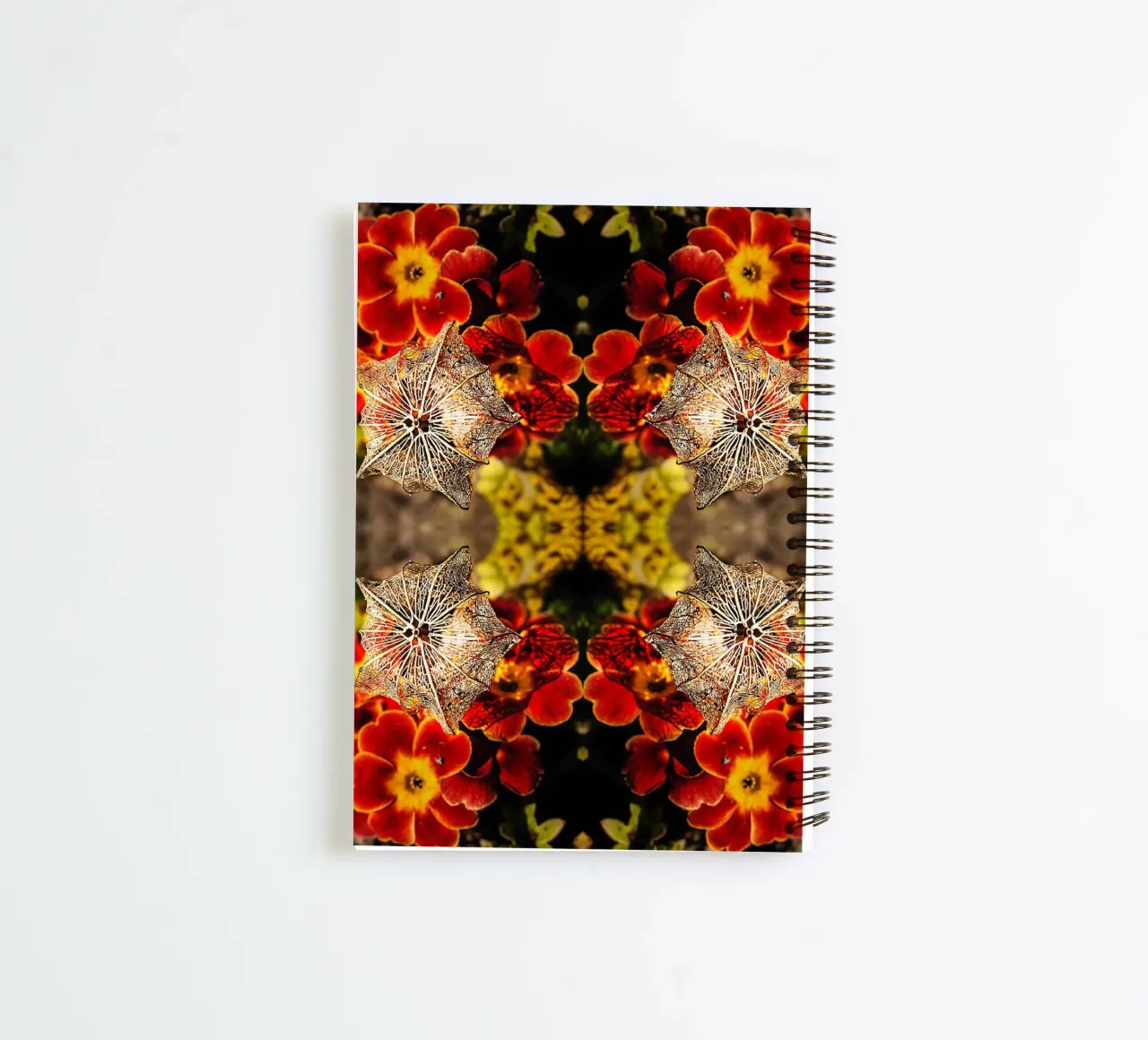 Mesmerized by your alien look – Mirroring Fine Art Print spiral notebook by jay