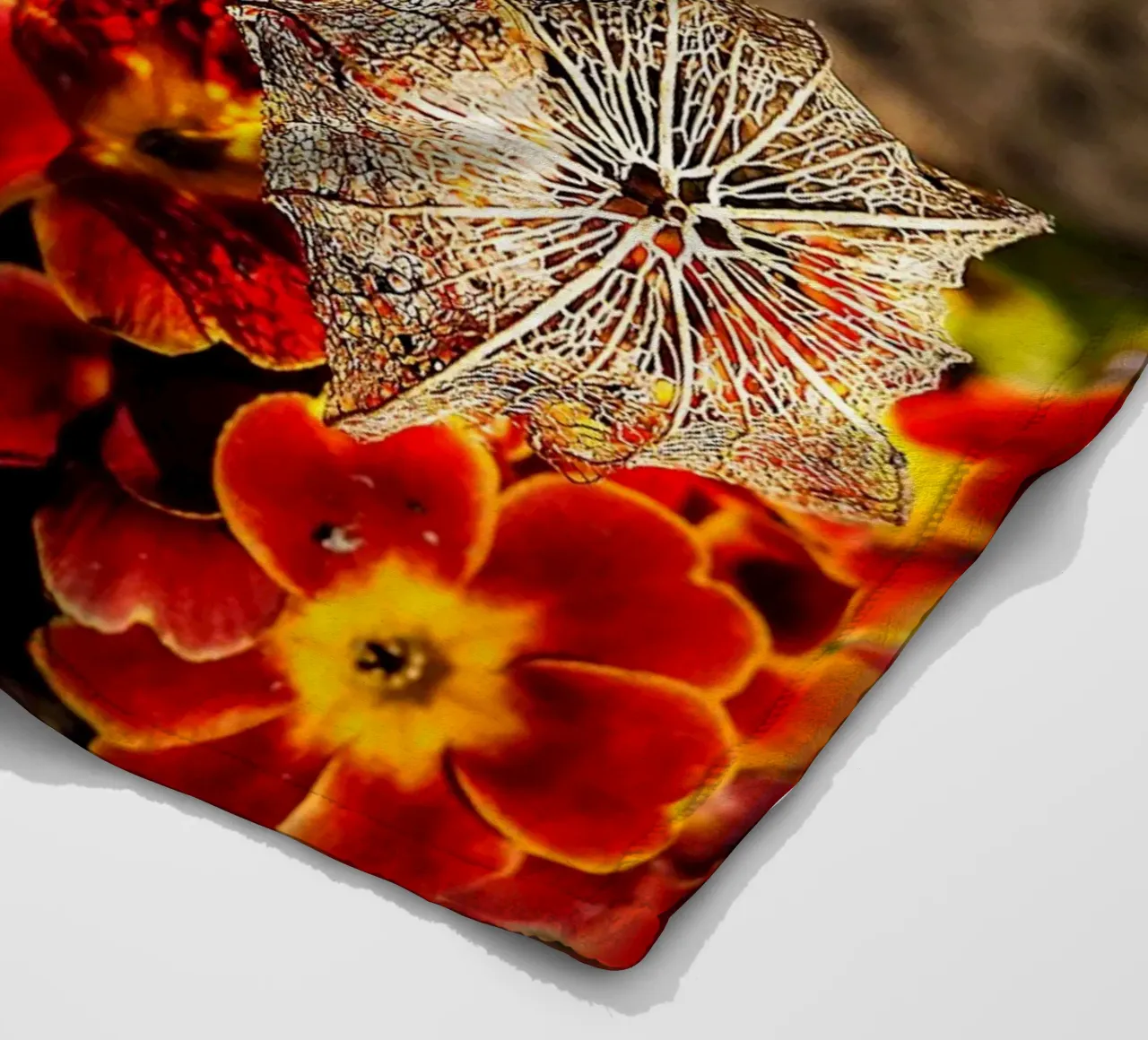 Mesmerized by your alien look – Mirroring Fine Art Print fleece blanket by jay