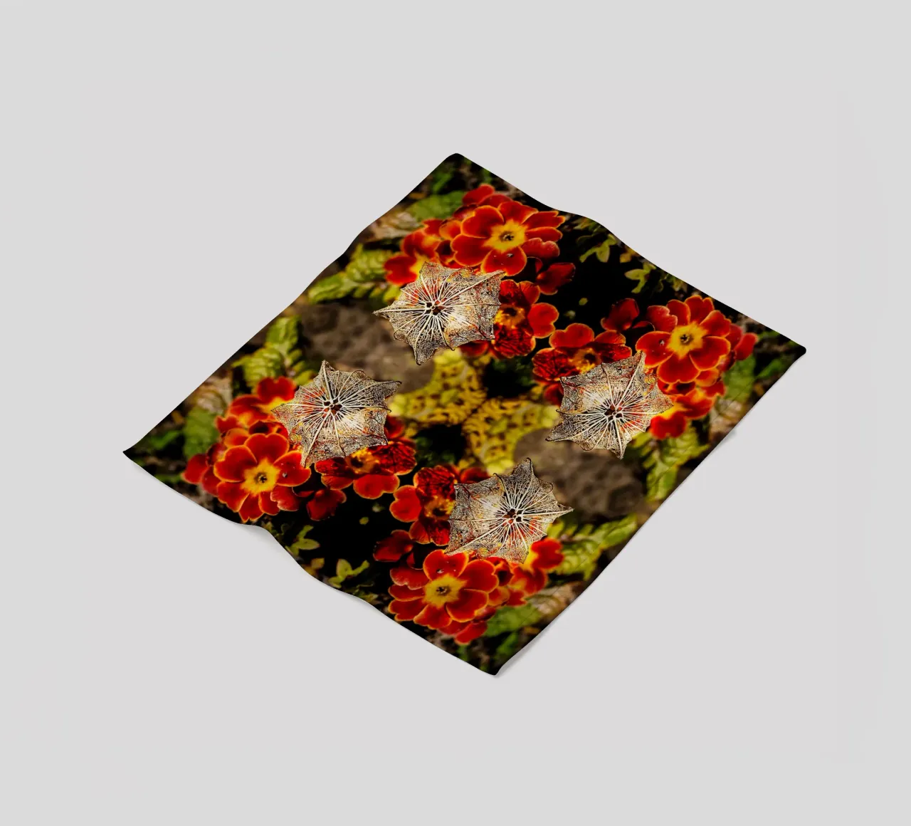 Mesmerized by your alien look – Mirroring Fine Art Print fleece blanket by jay