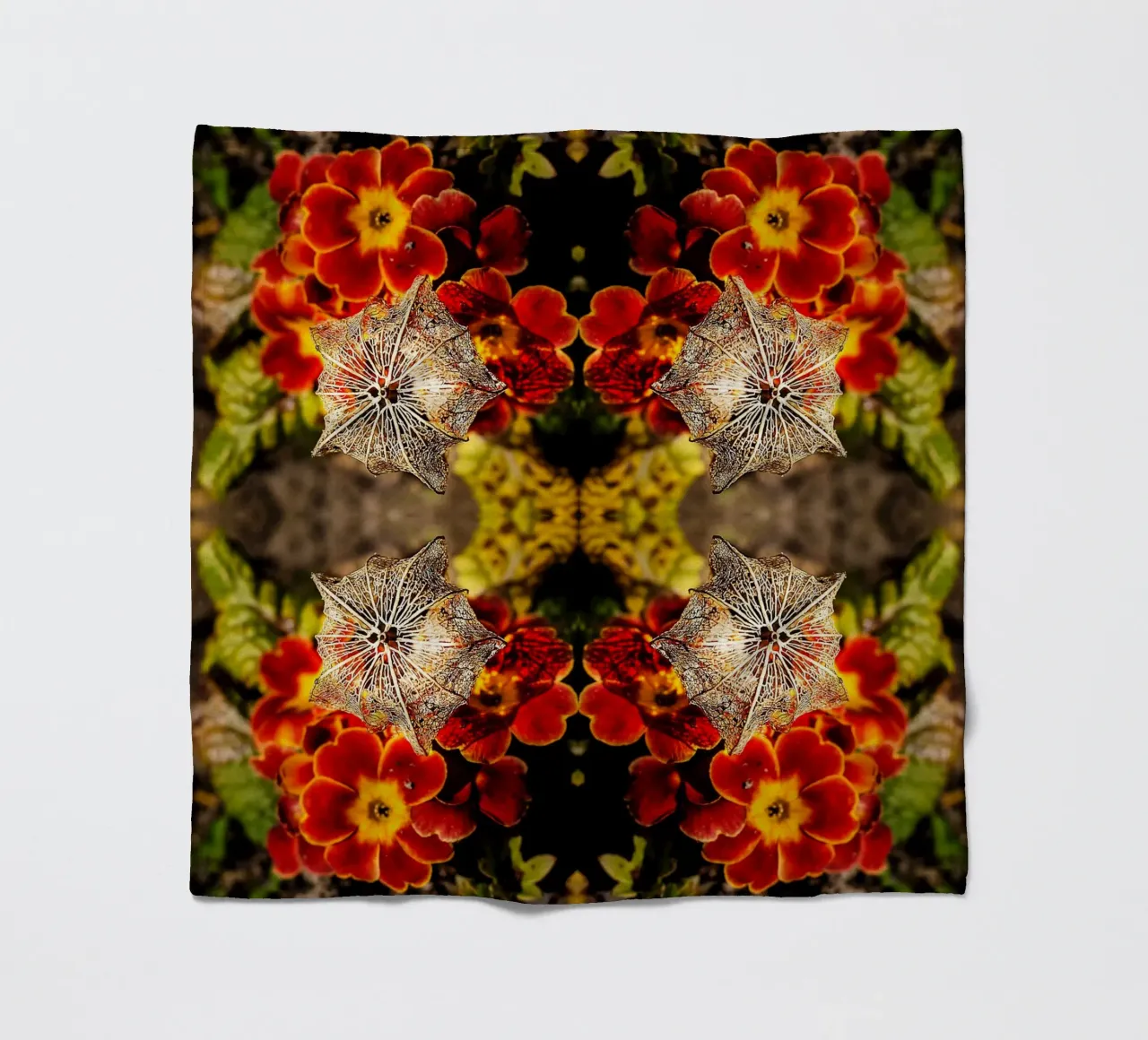 Mesmerized by your alien look – Mirroring Fine Art Print fleece blanket by jay