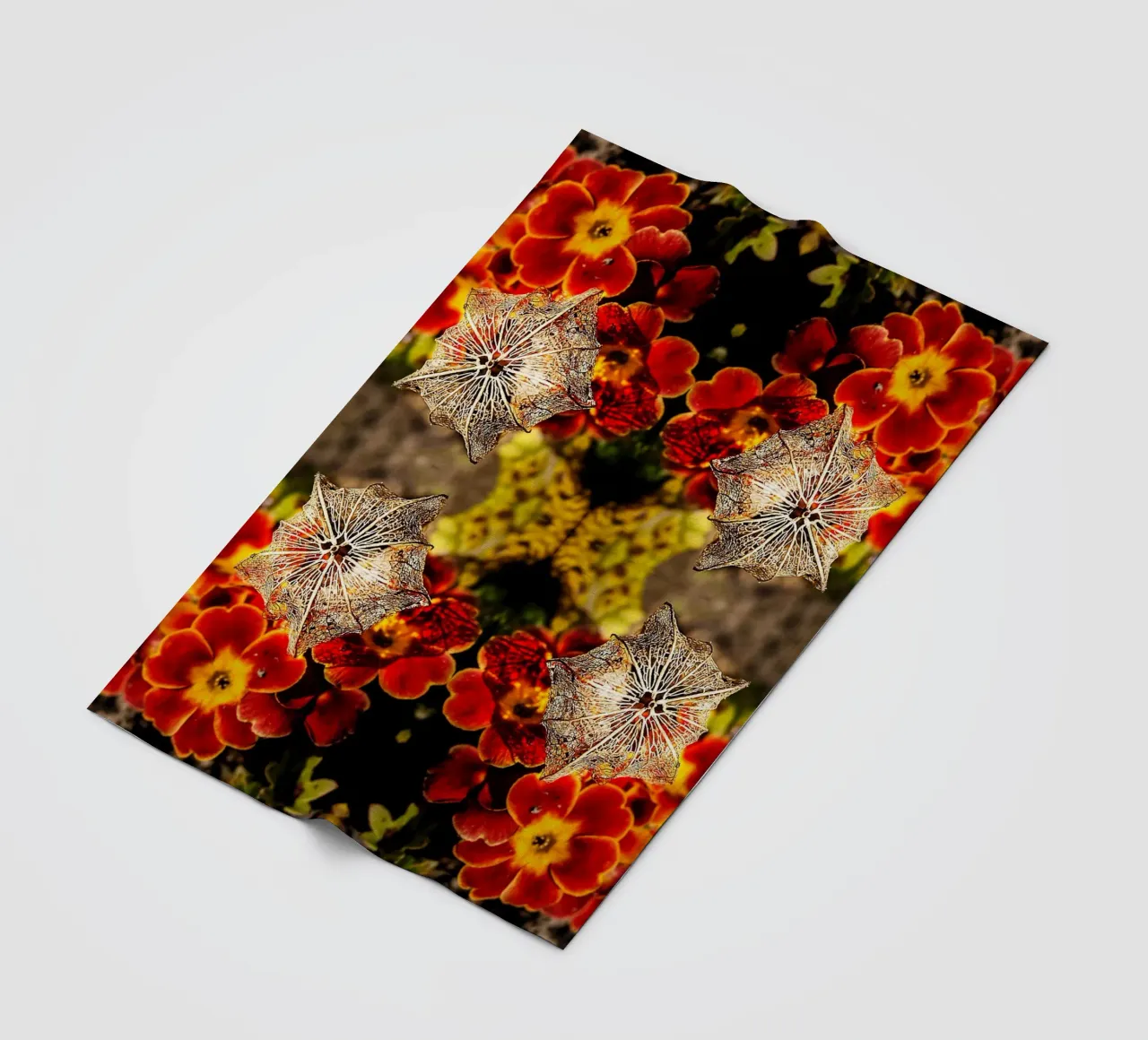 Mesmerized by your alien look – Mirroring Fine Art Print fleece blanket by jay