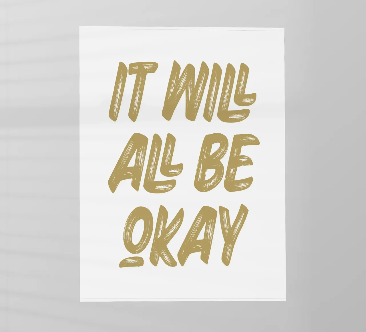 It will all be okay pellicola backlit da PinkCandyWalls