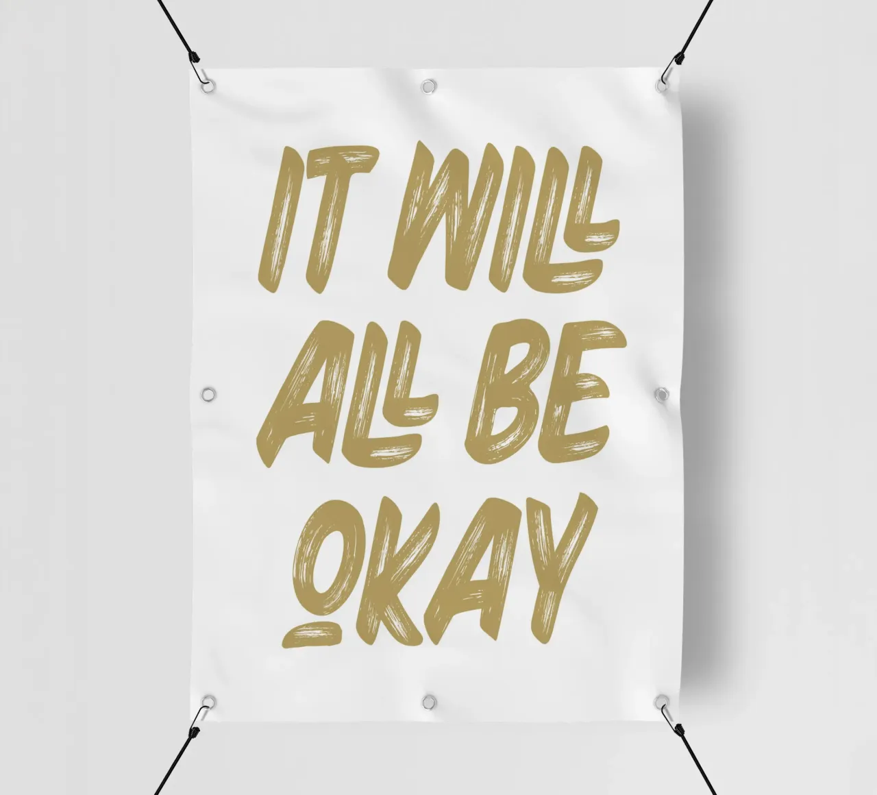 It will all be okay telo in pvc da PinkCandyWalls