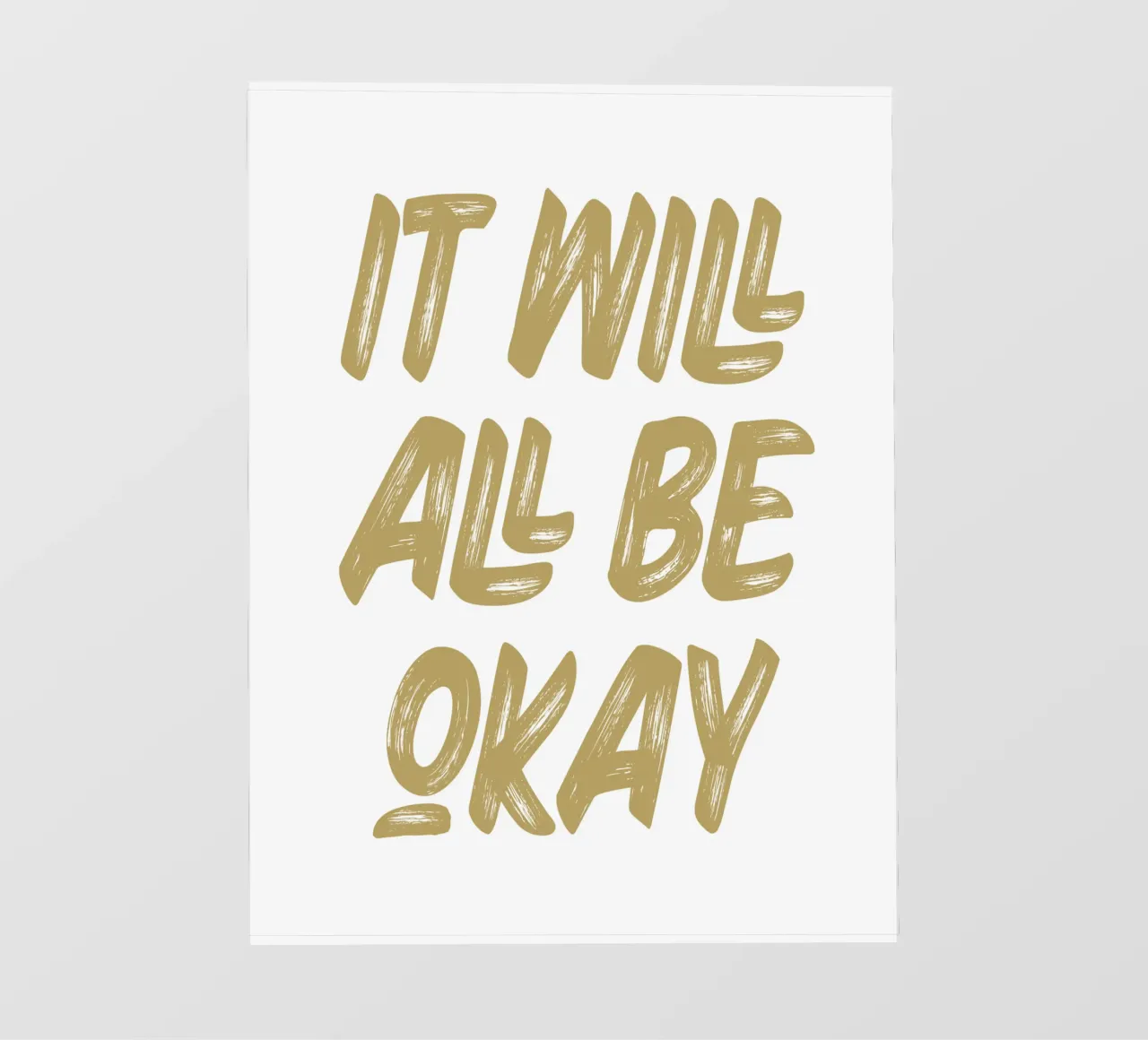 It will all be okay telo in pvc da PinkCandyWalls