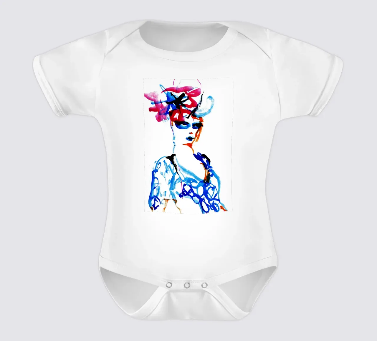 cappello a fiori body neonato maniche corte da k i m