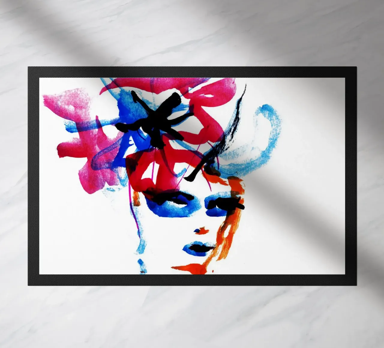 flower hat doormat by k i m