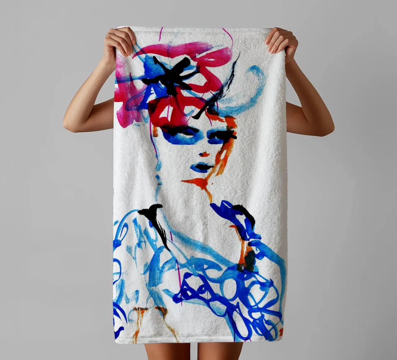 flower hat towel by k i m