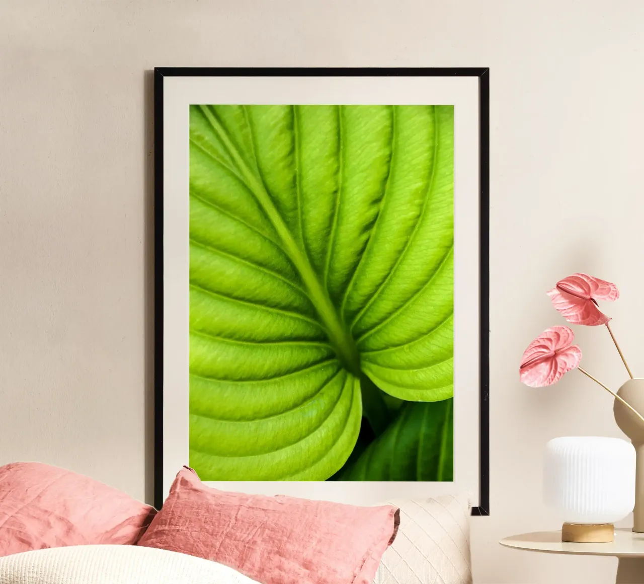 Hoja verde fresca - Botanical Fine Art Print poster de jay