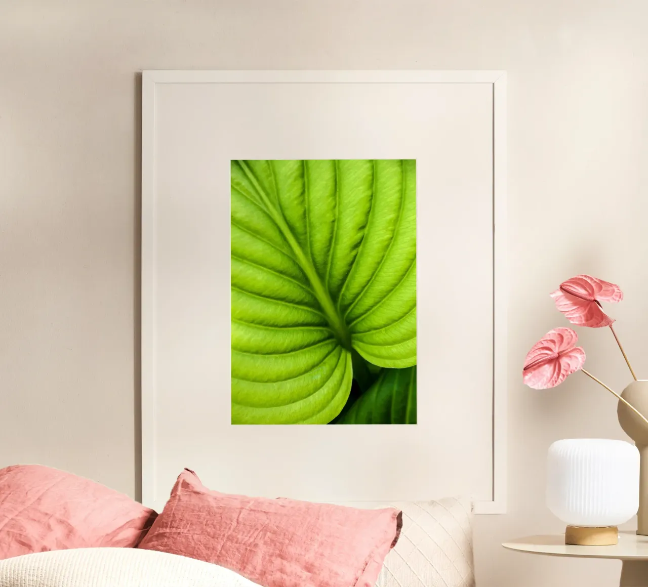 Hoja verde fresca - Botanical Fine Art Print poster de jay