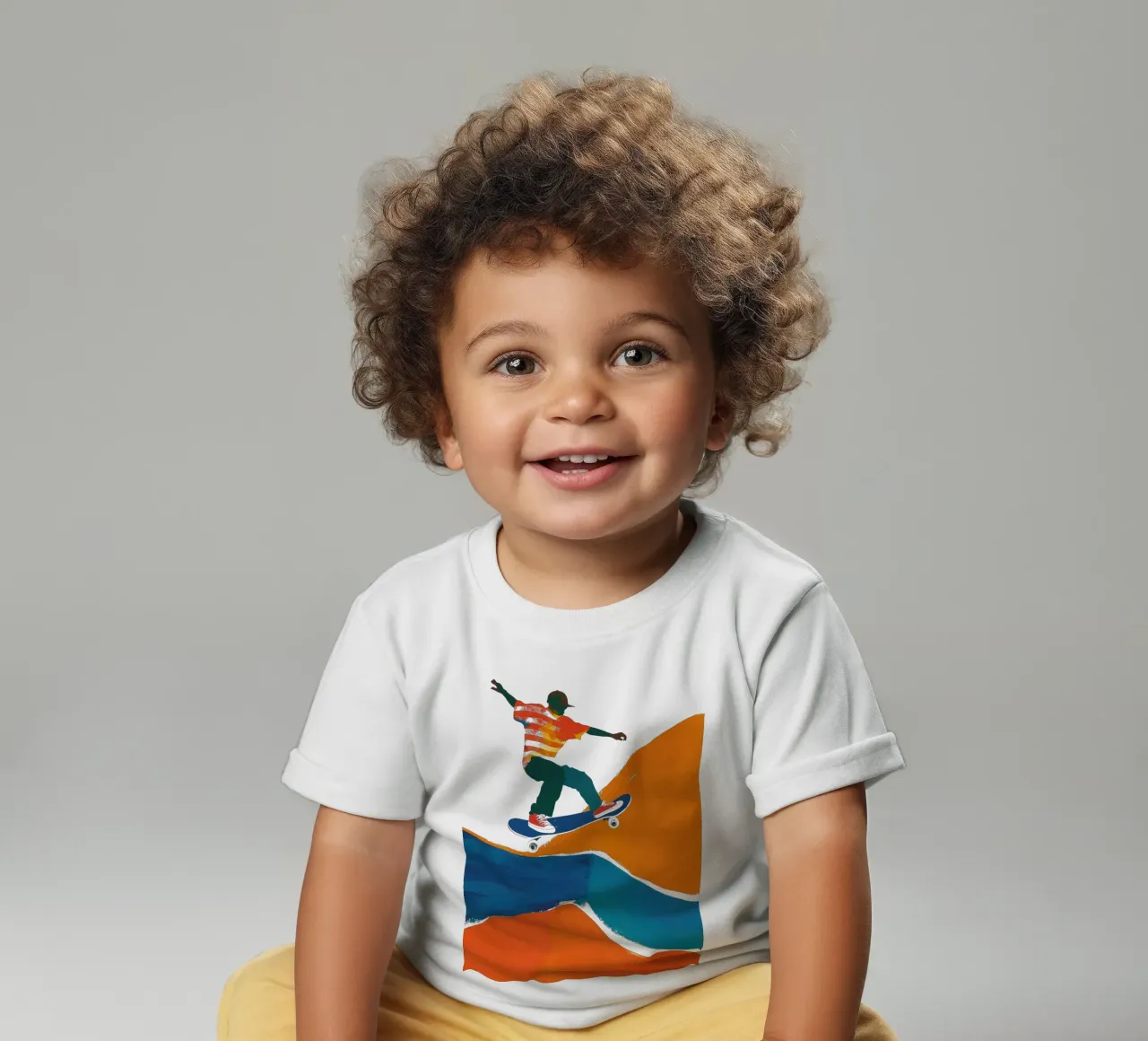 California Retro Skater Boy Vibes maglietta neonato da Autofocus