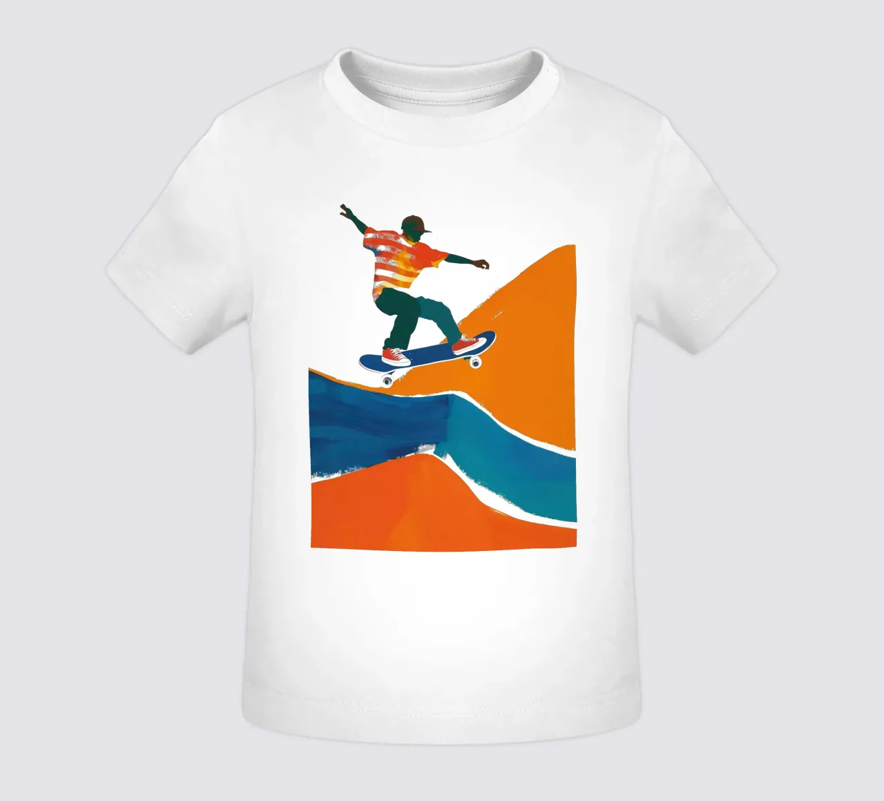 California Retro Skater Boy Vibes maglietta neonato da Autofocus