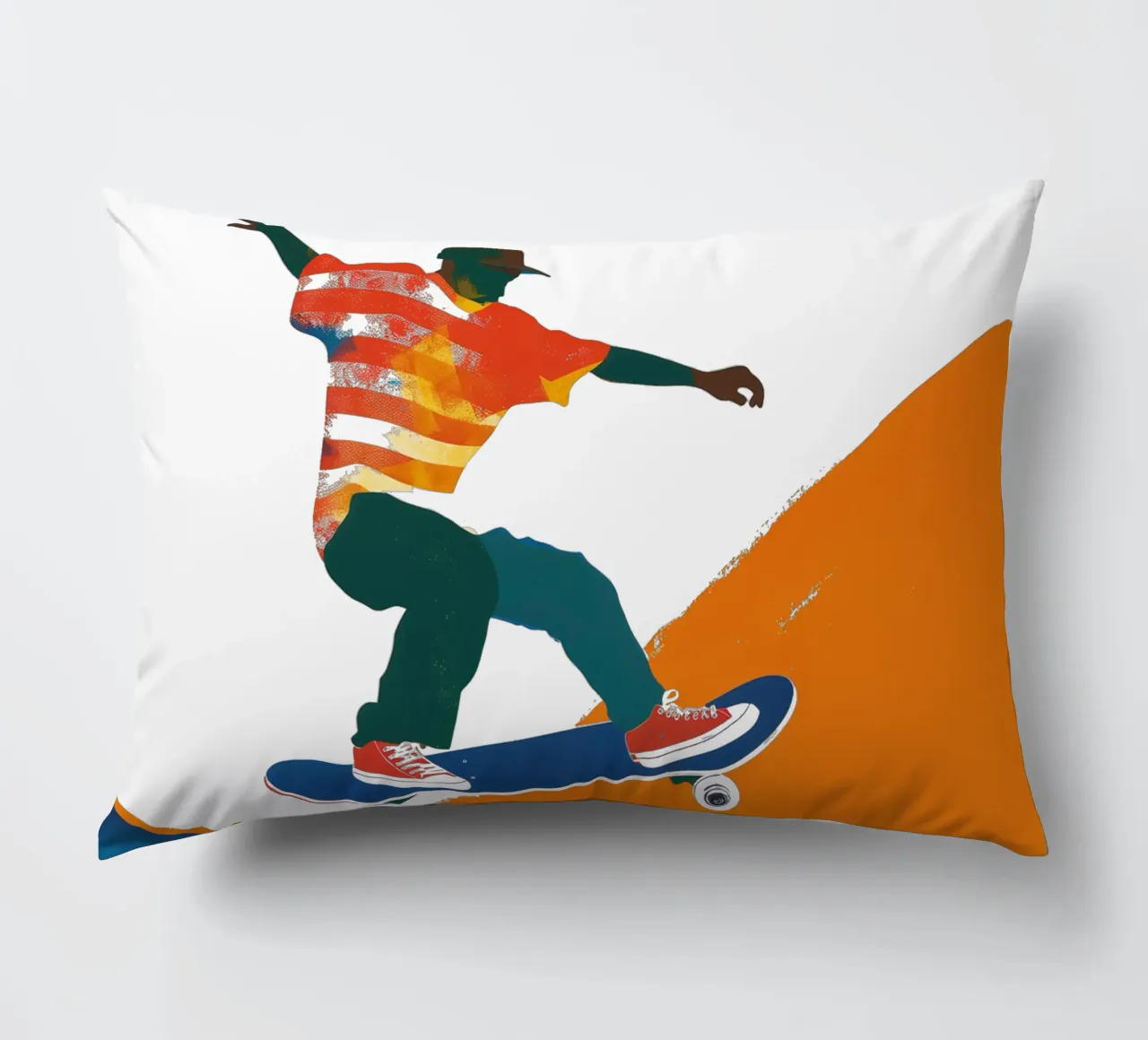 California Retro Skater Boy Vibes cuscino da Autofocus