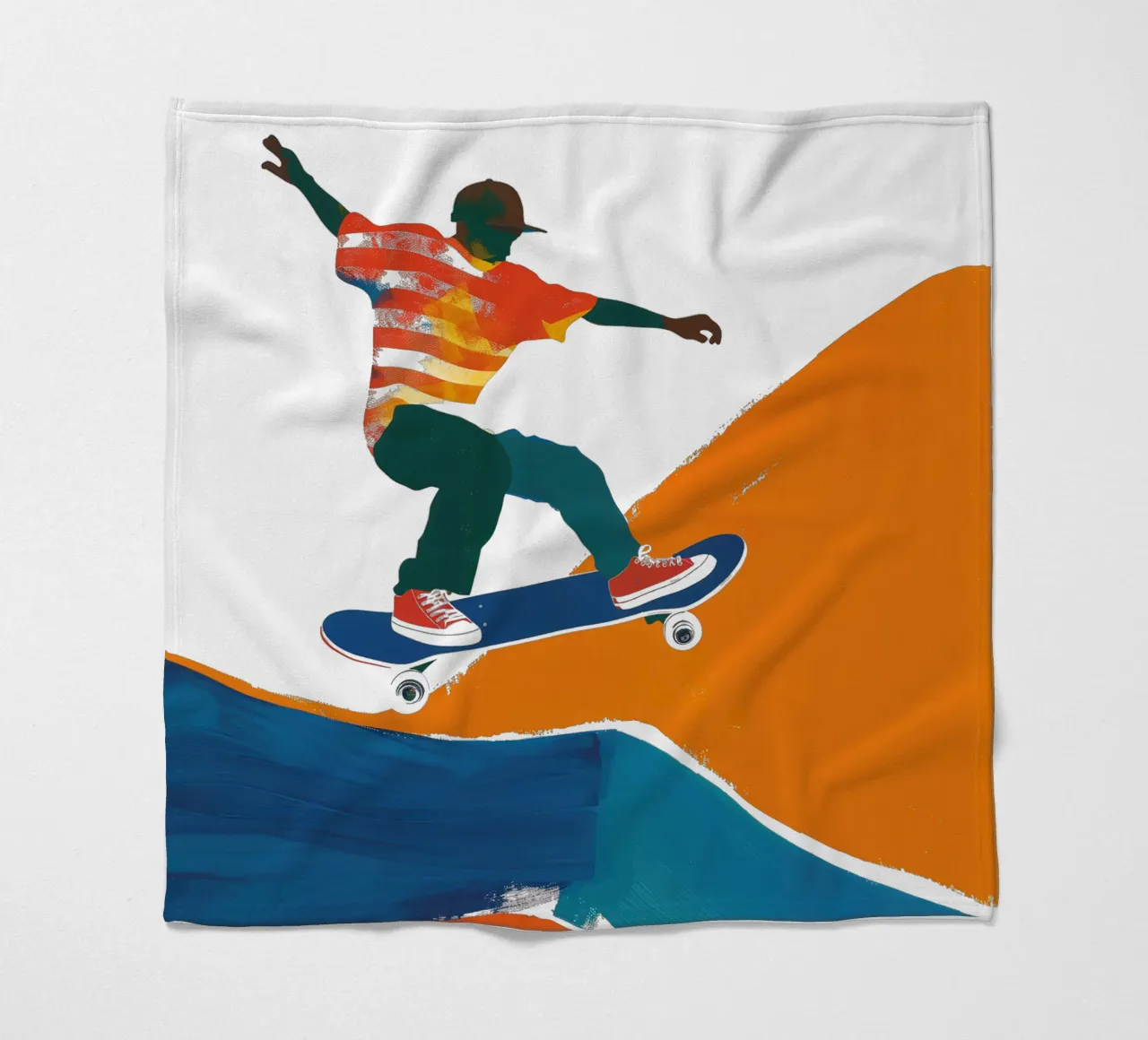 California Retro Skater Boy Vibes coperta in pile da Autofocus