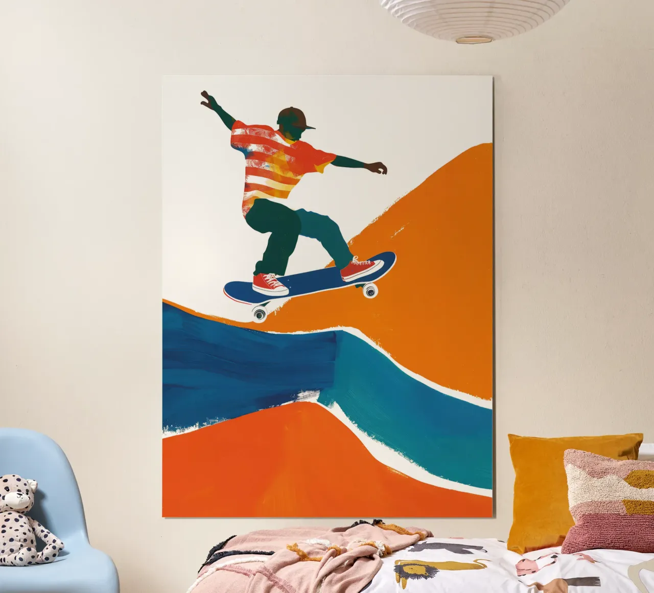California Retro Skater Boy Vibes carta hahnemühle da Autofocus