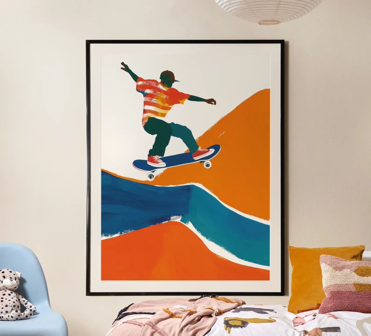 California Retro Skater Boy Vibes carta hahnemühle da Autofocus