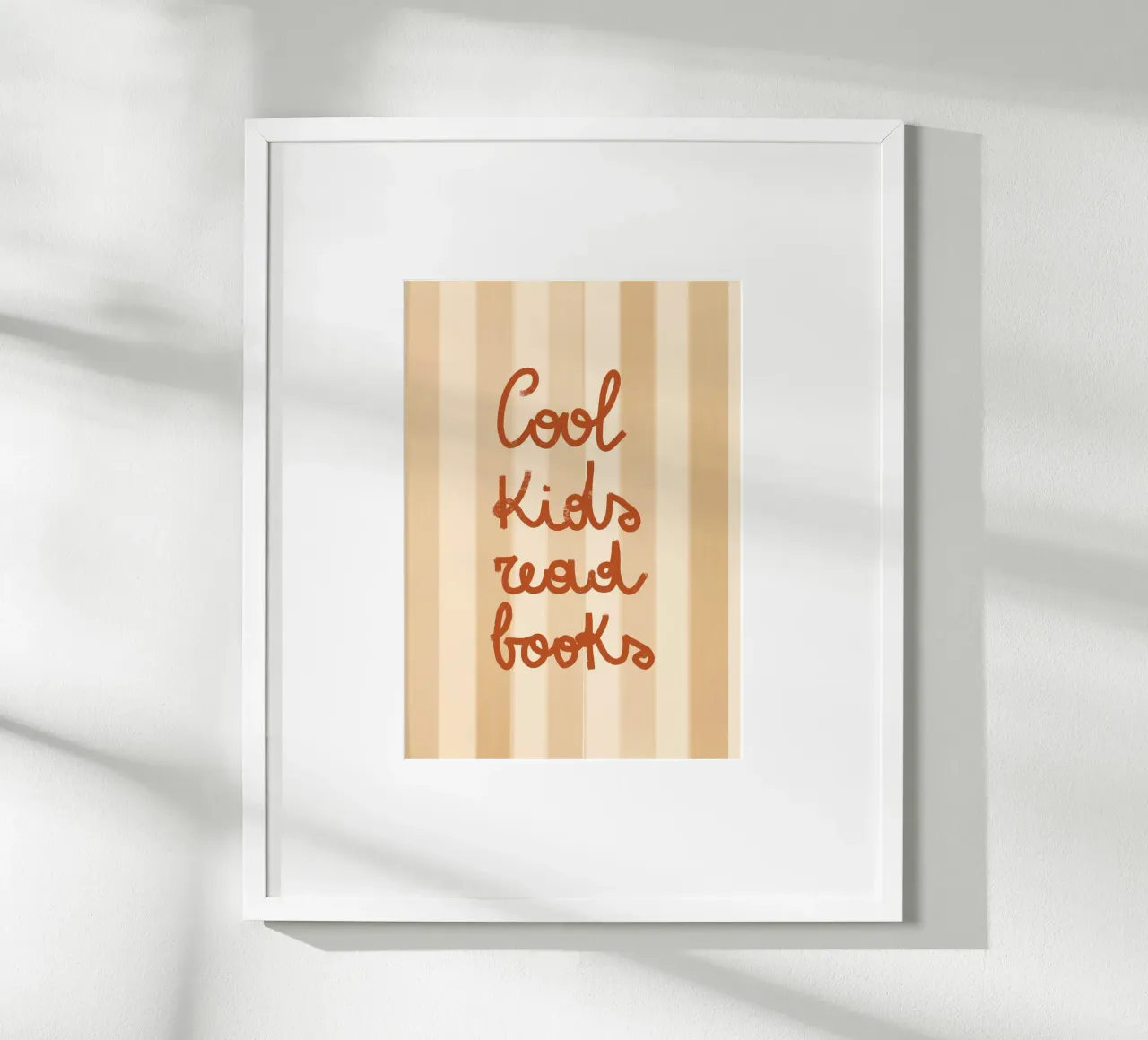 Poster di lettura "I ragazzi cool leggono i libri" - Boho Art poster da vintagepod