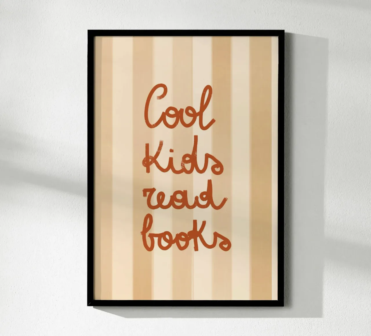 Poster di lettura "I ragazzi cool leggono i libri" - Boho Art poster da vintagepod