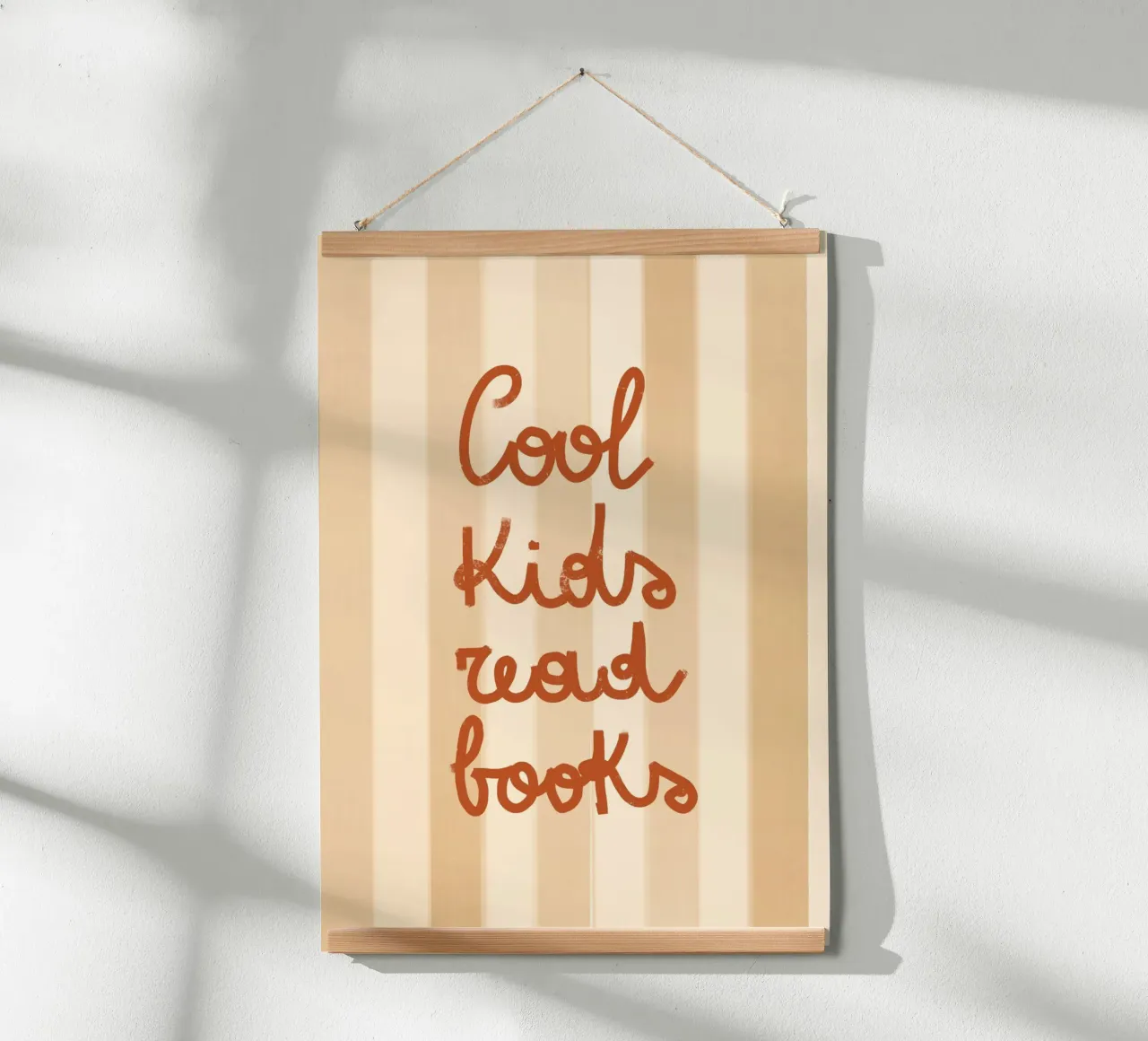Poster di lettura "I ragazzi cool leggono i libri" - Boho Art poster da vintagepod
