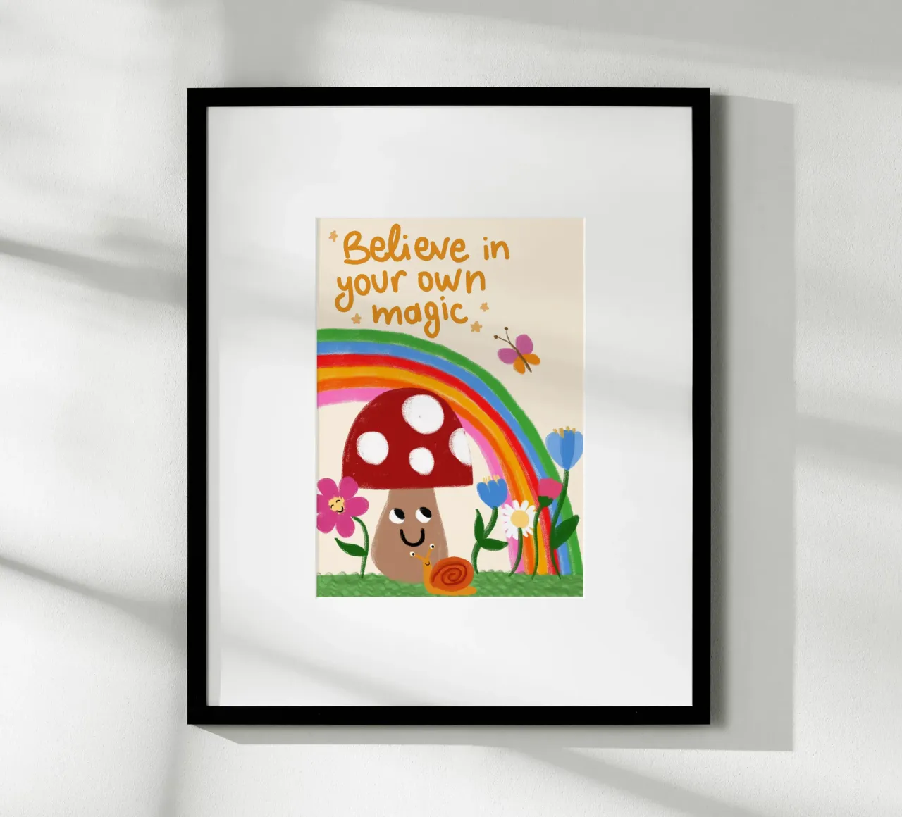 "Geloof in je eigen magie" Fairycore kunstdruk poster van vintagepod