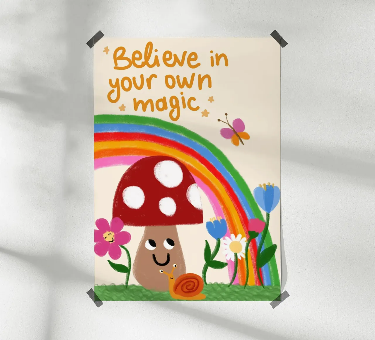 "Geloof in je eigen magie" Fairycore kunstdruk poster van vintagepod