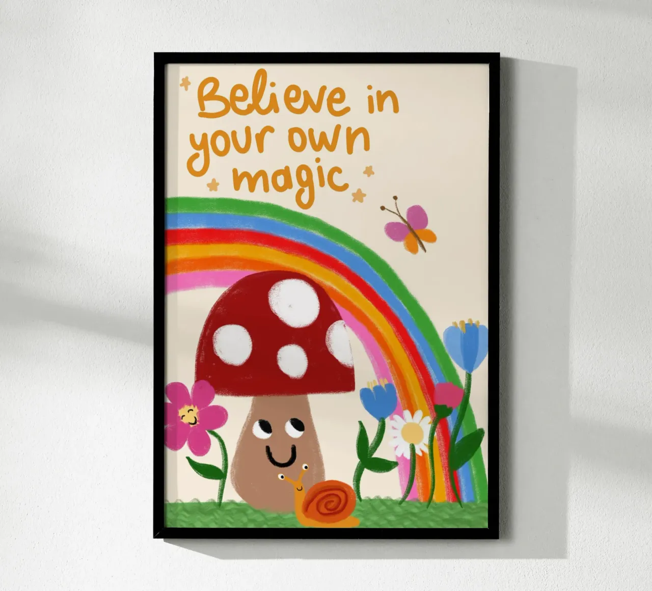 "Geloof in je eigen magie" Fairycore kunstdruk poster van vintagepod