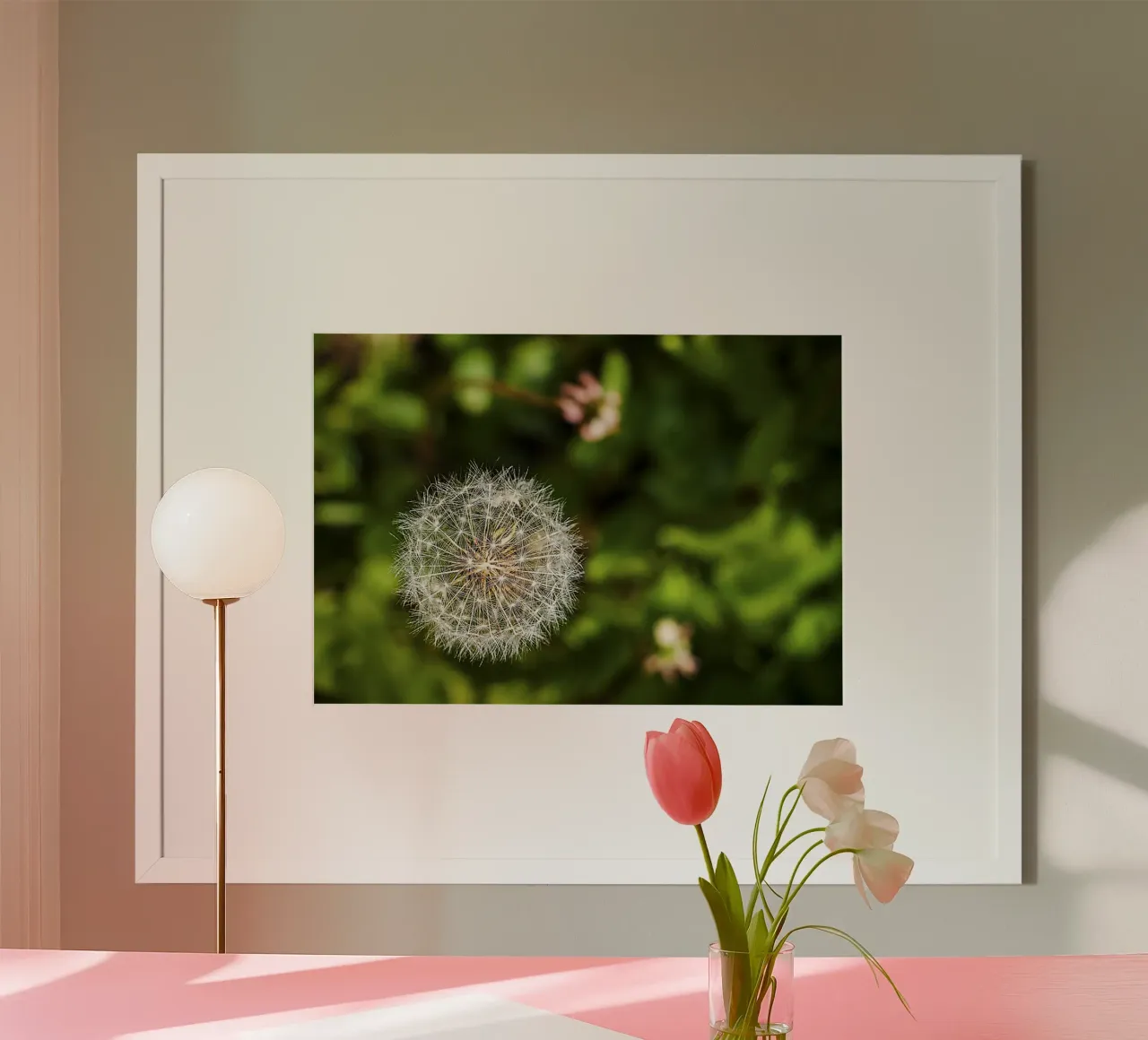 Dandelion Seed Head Close-Up – Nature Photography Print poster by jay